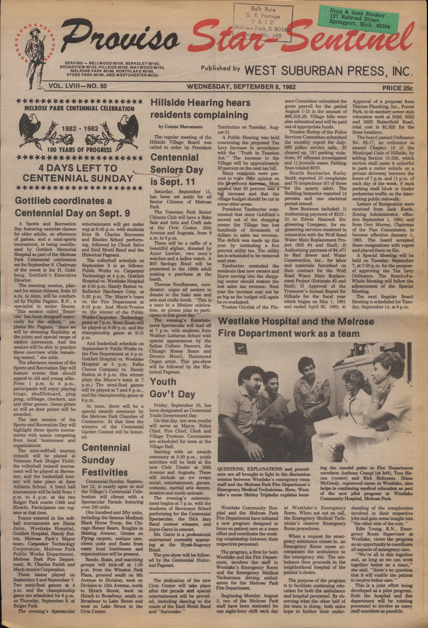 Proviso Star-Sentinel – 19820908