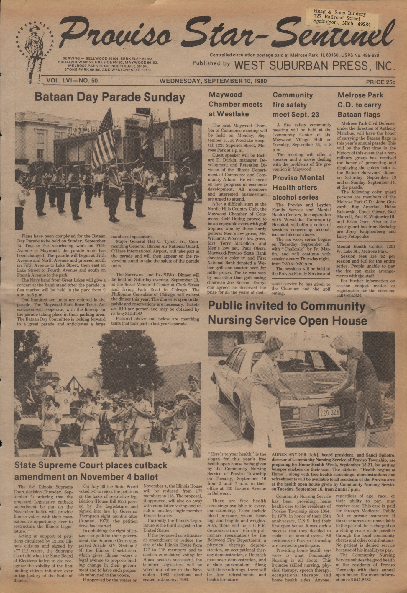 Proviso Star-Sentinel – 19800910