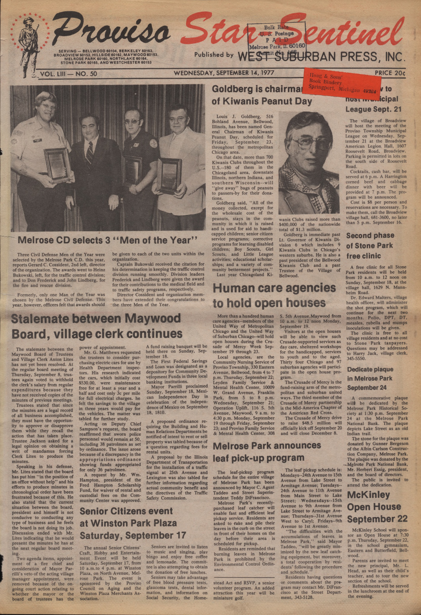 Proviso Star-Sentinel – 19770914