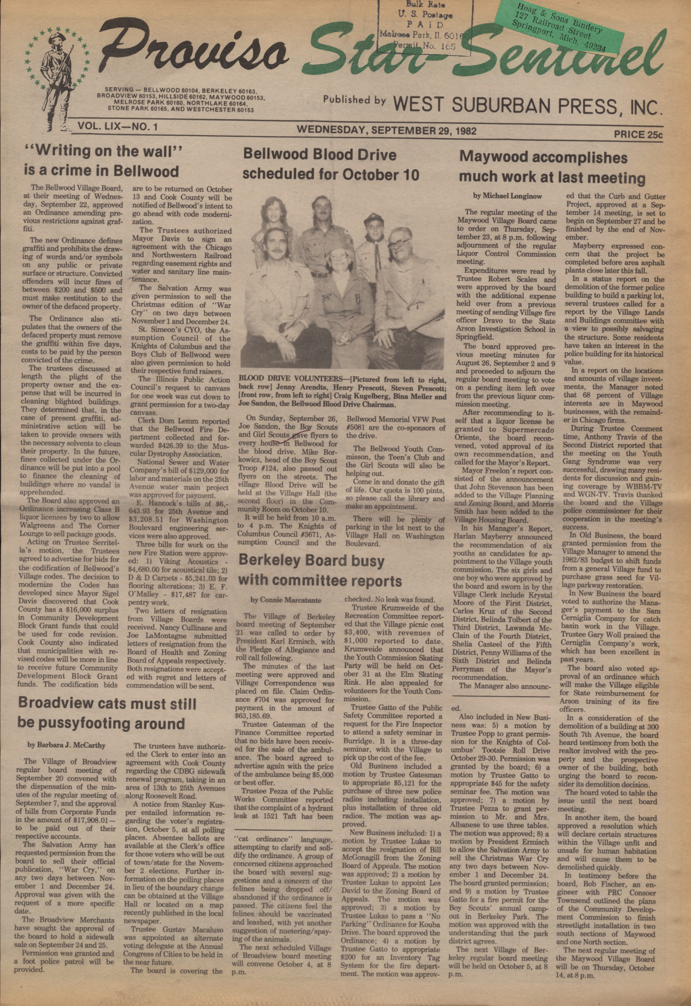 Proviso Star-Sentinel – 19820929