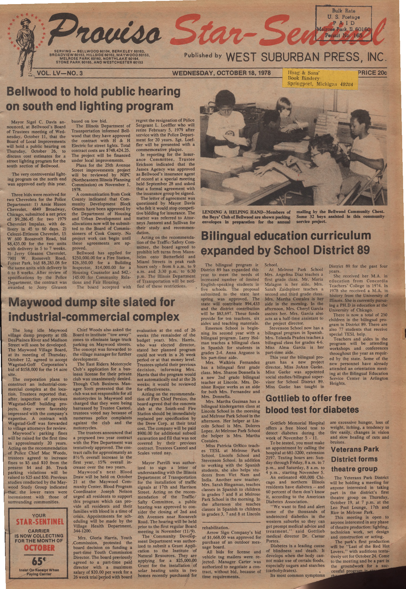 Proviso Star-Sentinel – 19781018