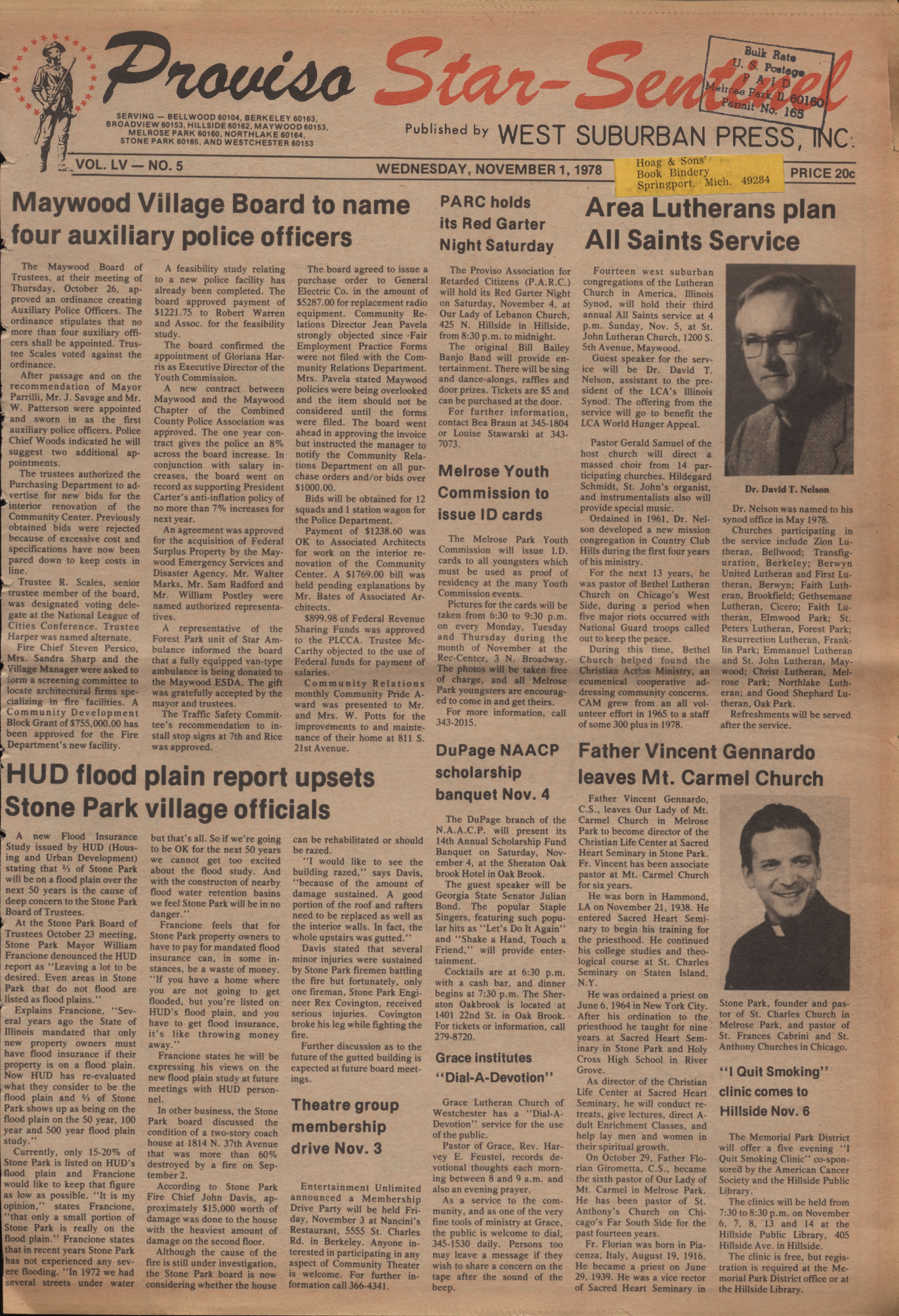 Proviso Star-Sentinel – 19781101