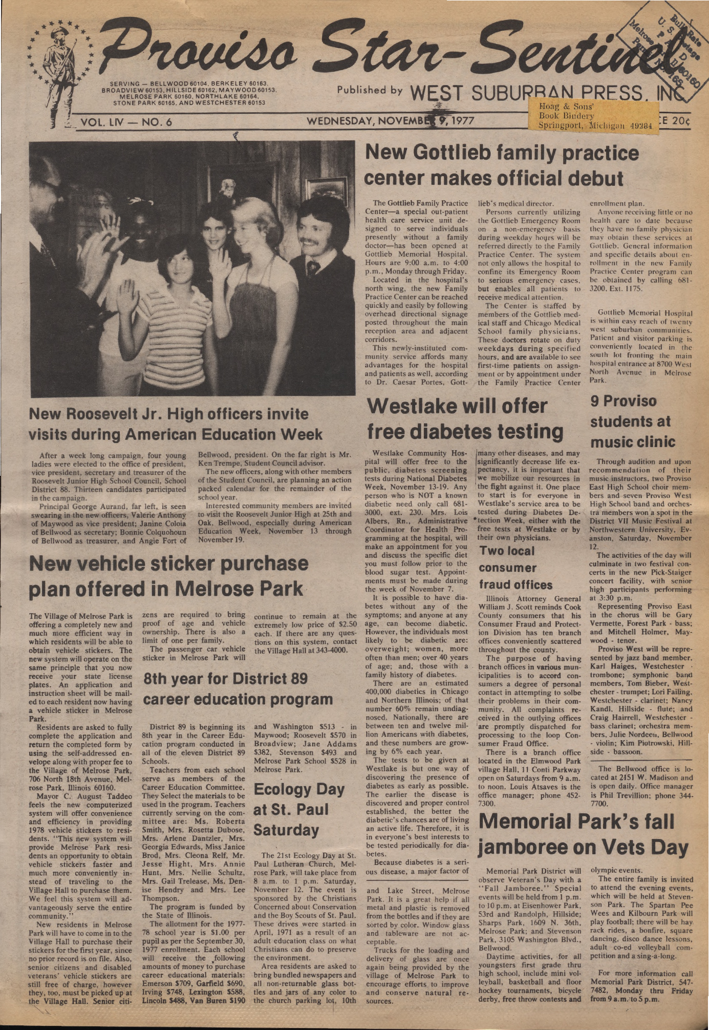 Proviso Star-Sentinel – 19771109
