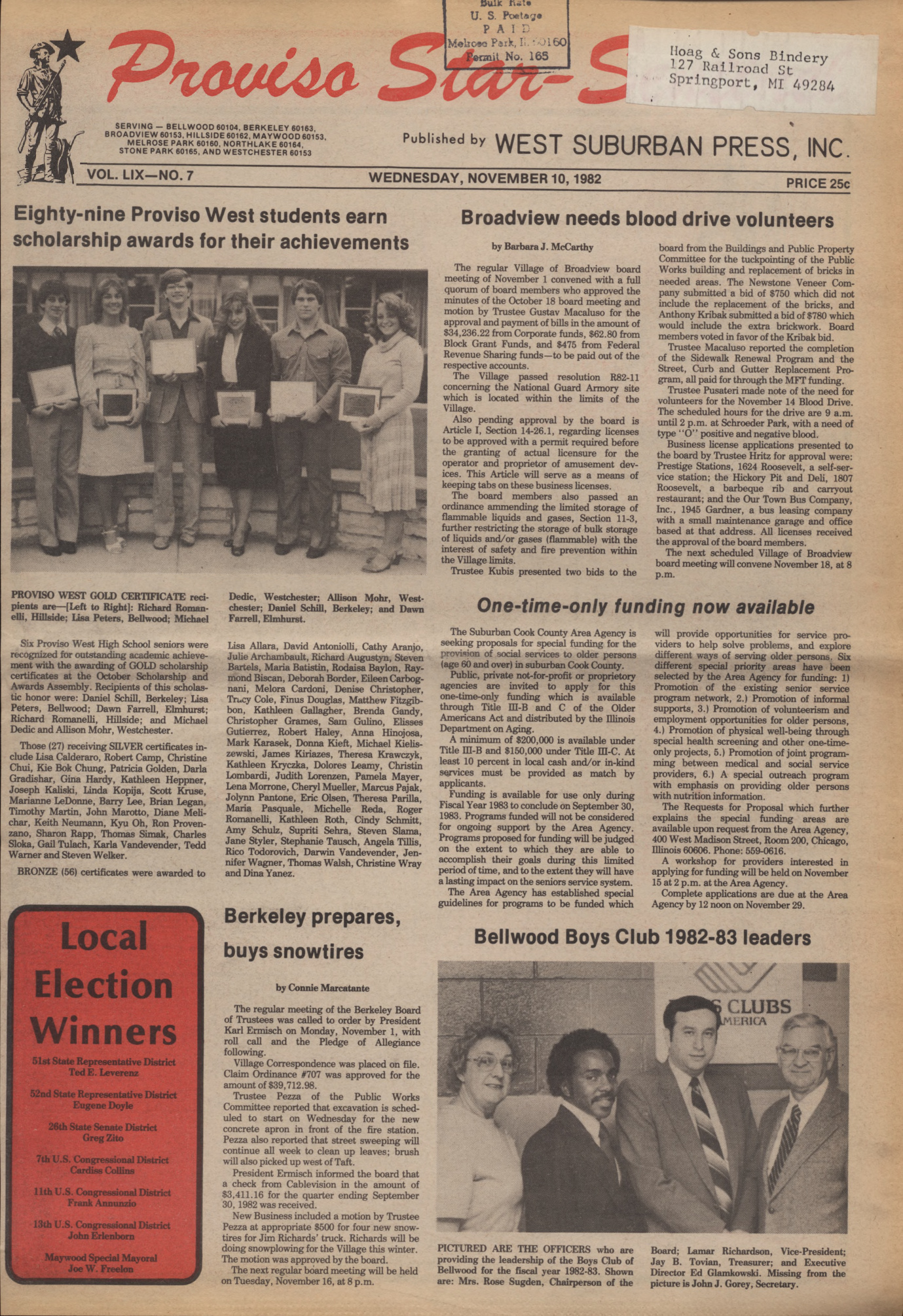 Proviso Star-Sentinel – 19821110