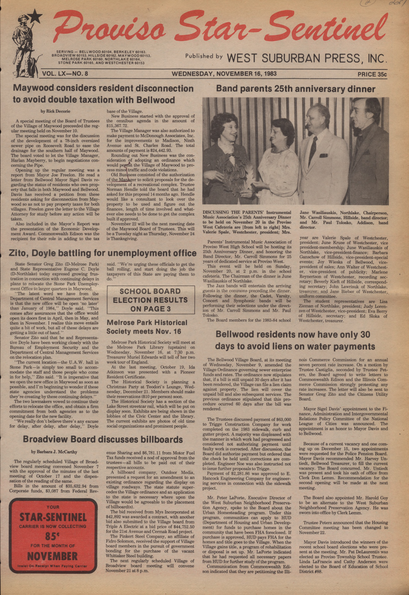 Proviso Star-Sentinel – 19831116