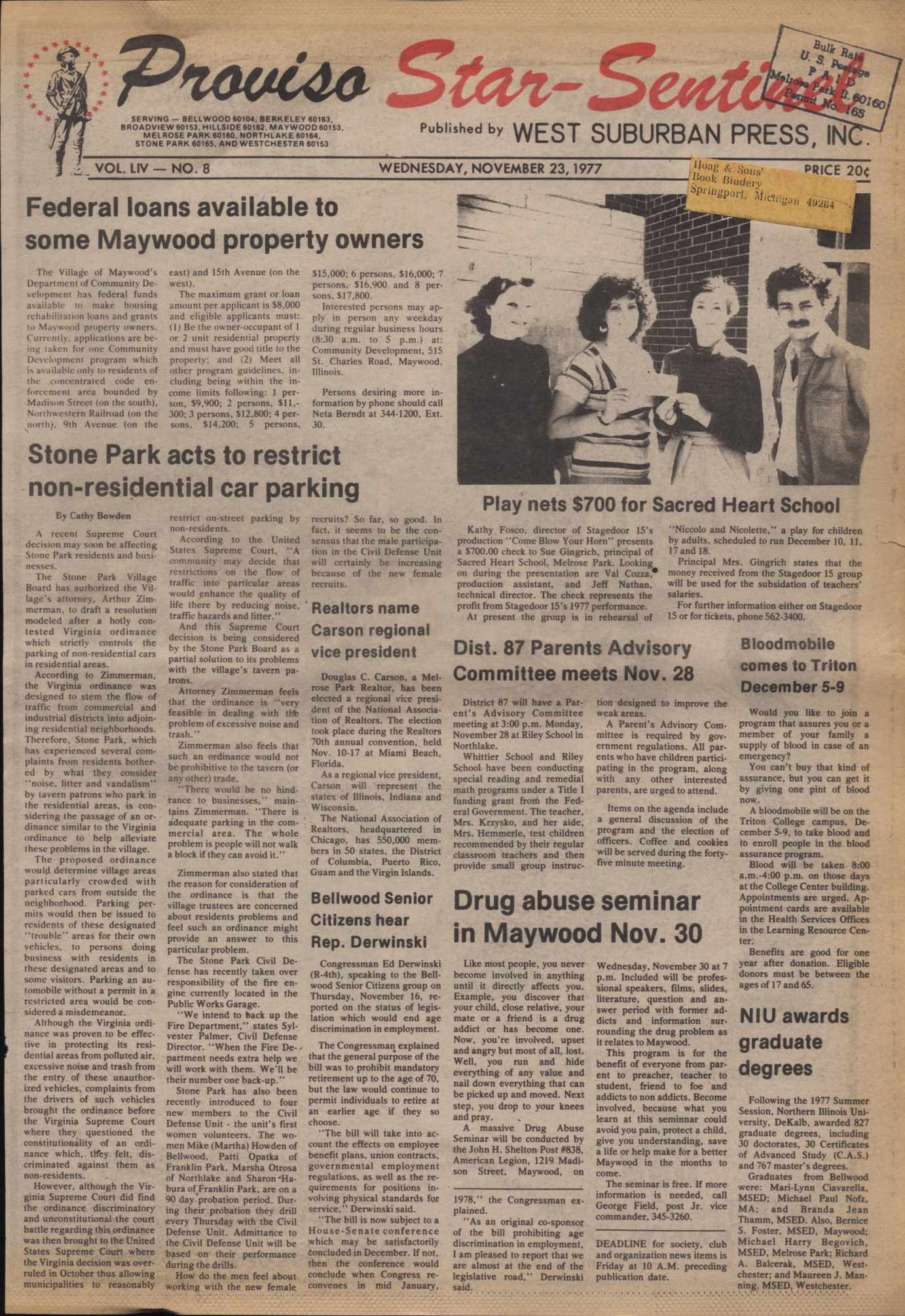 Proviso Star-Sentinel – 19771123