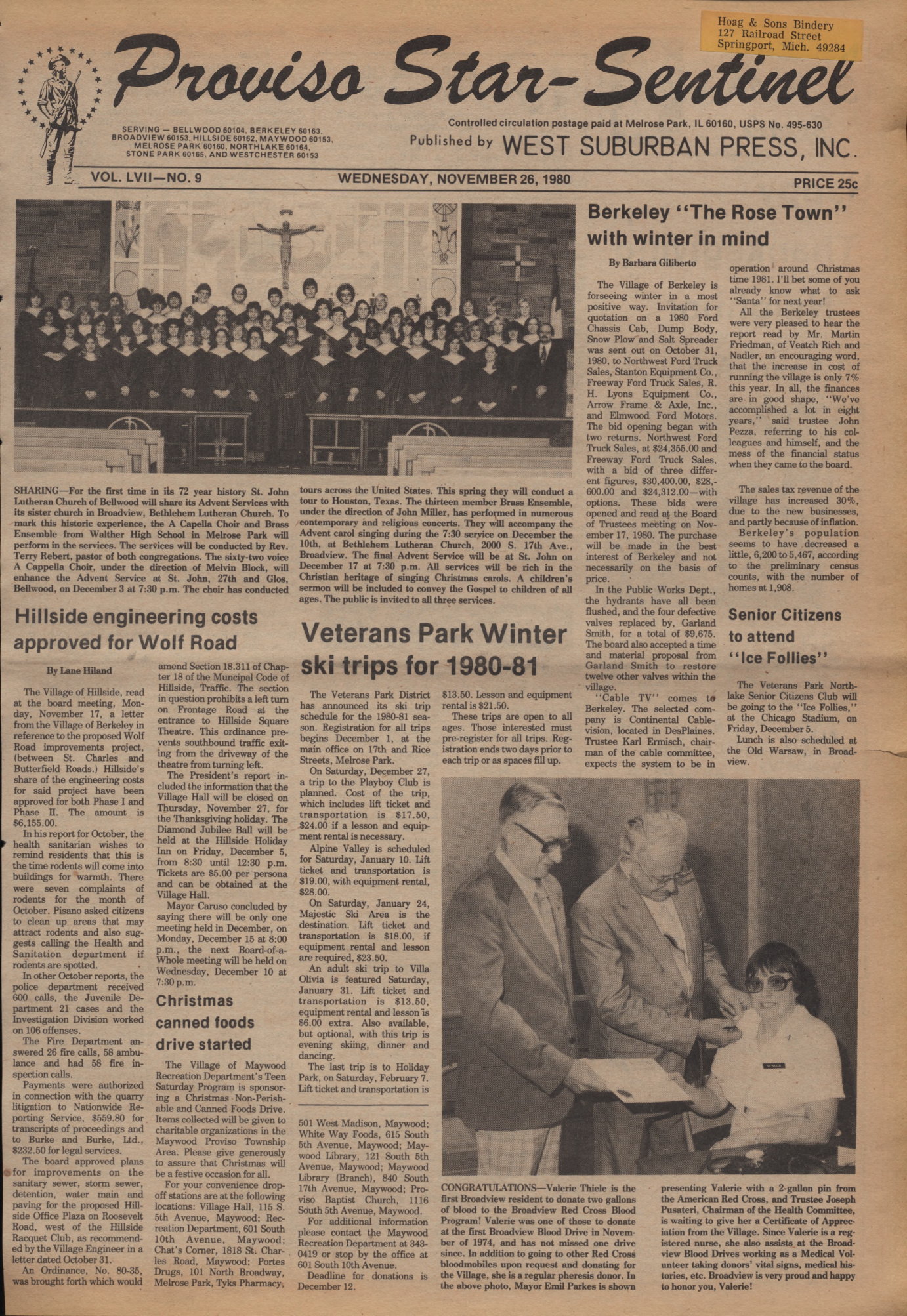 Proviso Star-Sentinel – 19801126