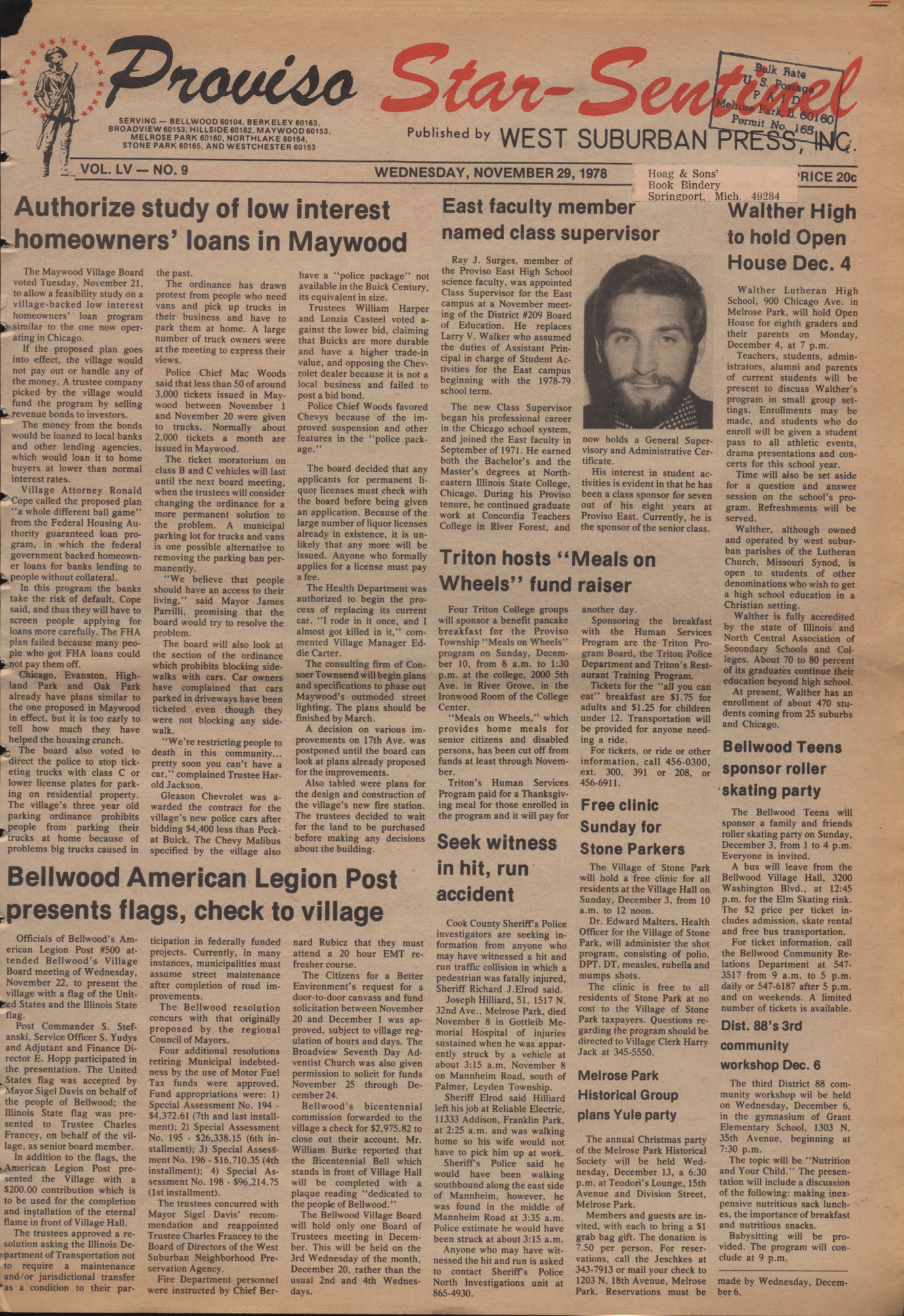 Proviso Star-Sentinel – 19781129