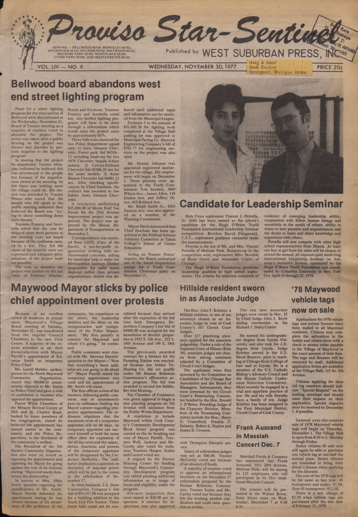 Proviso Star-Sentinel – 19771130