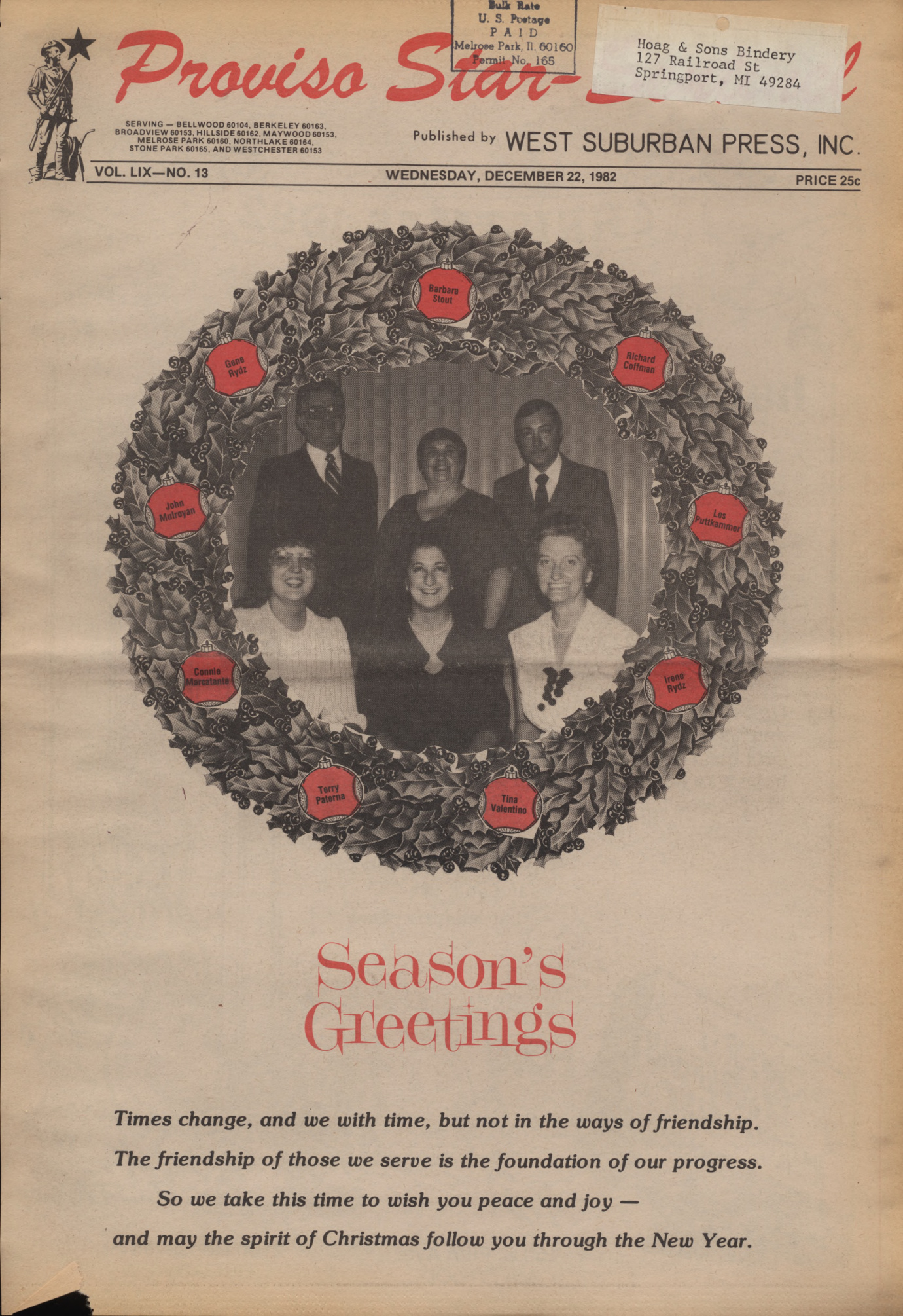 Proviso Star-Sentinel – 19821222