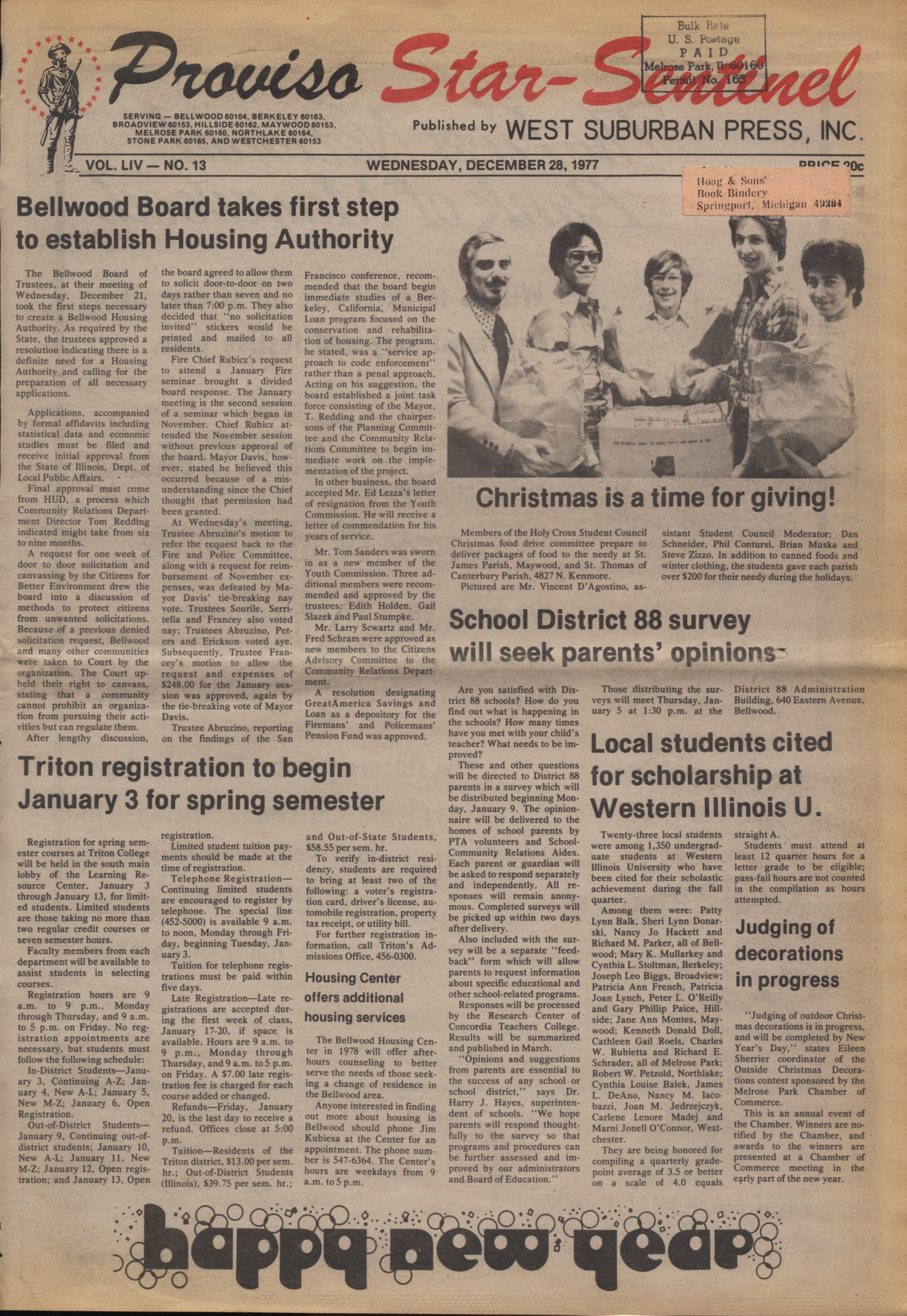 Proviso Star-Sentinel – 19771228