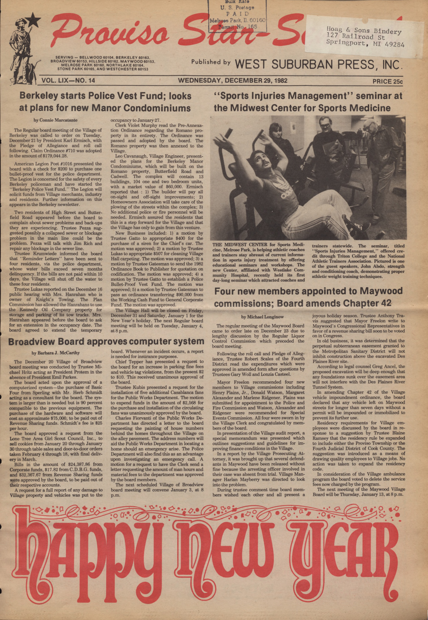 Proviso Star-Sentinel – 19821229