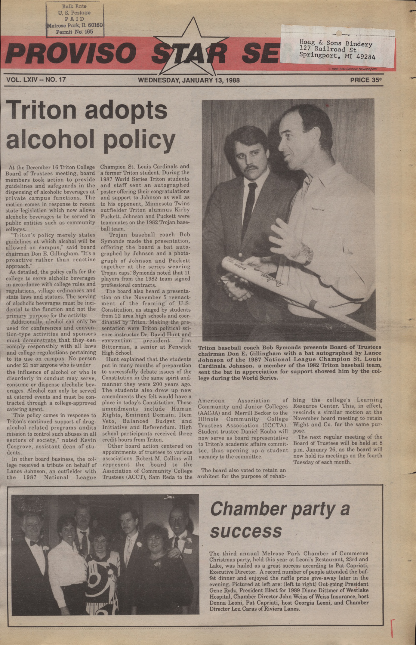Proviso Star-Sentinel – 19880113