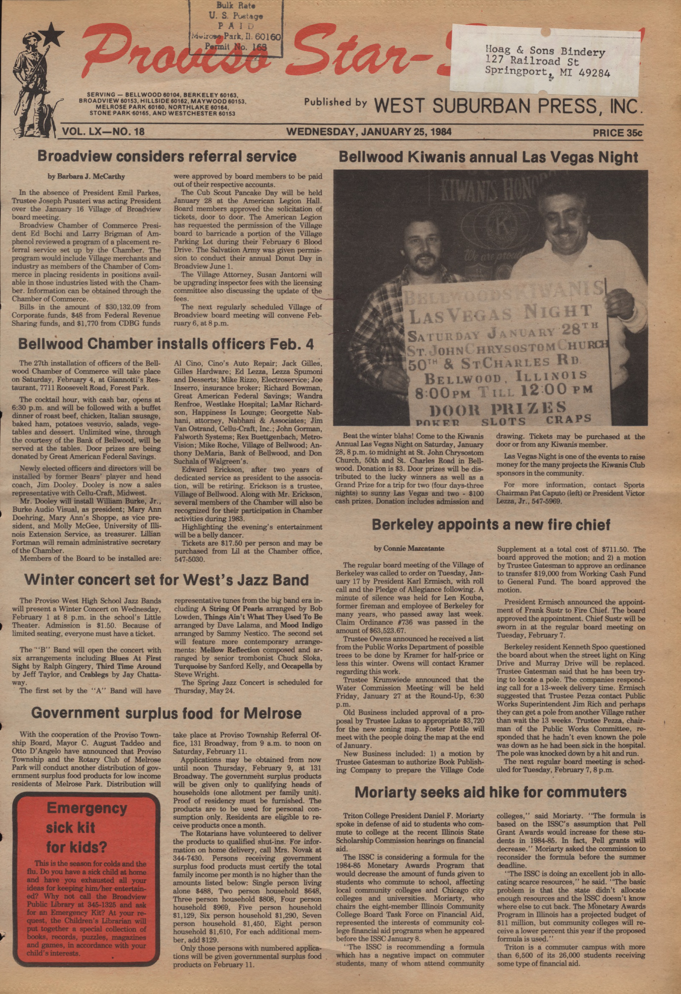 Proviso Star-Sentinel – 19840125