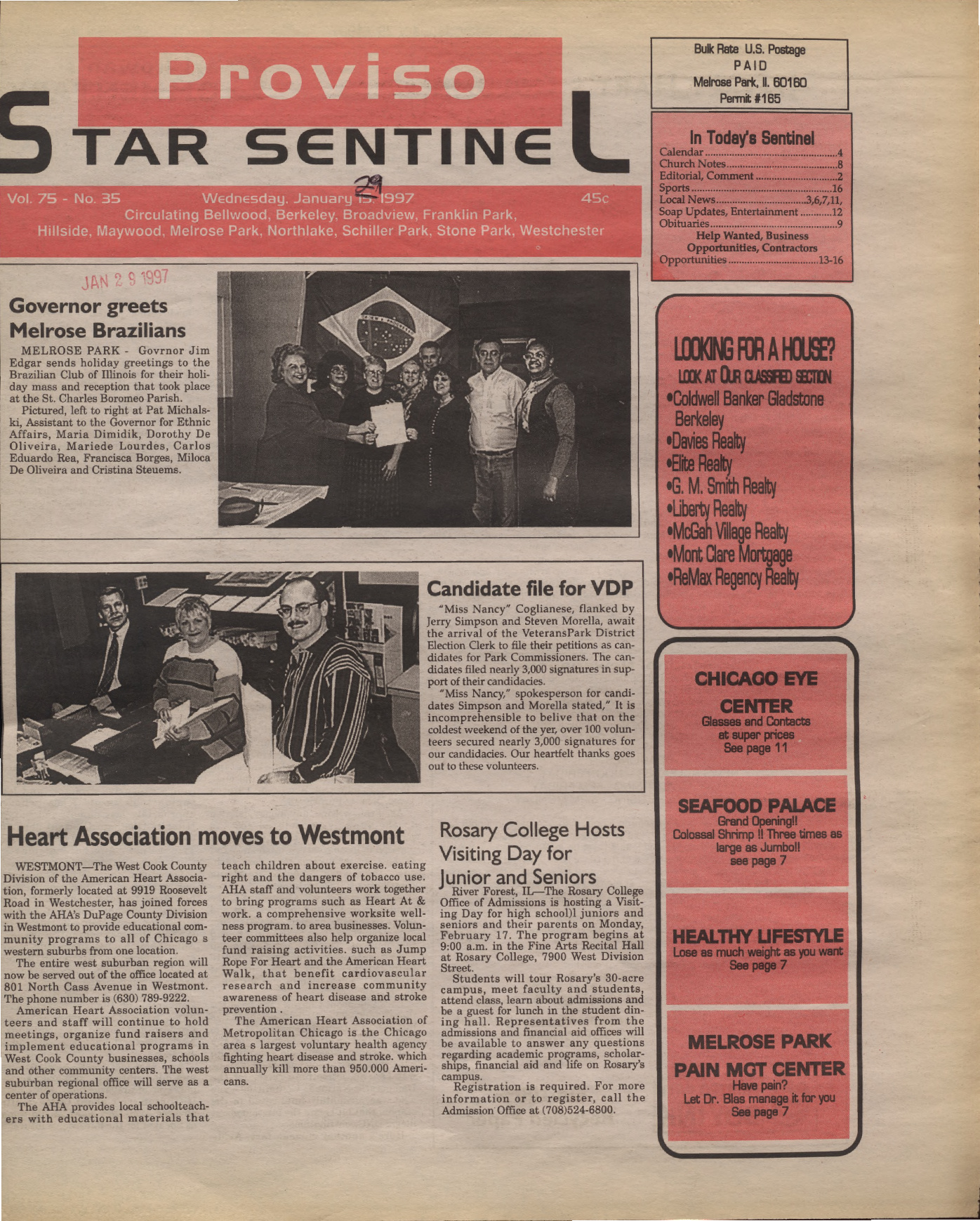 Proviso Star-Sentinel – 19970129