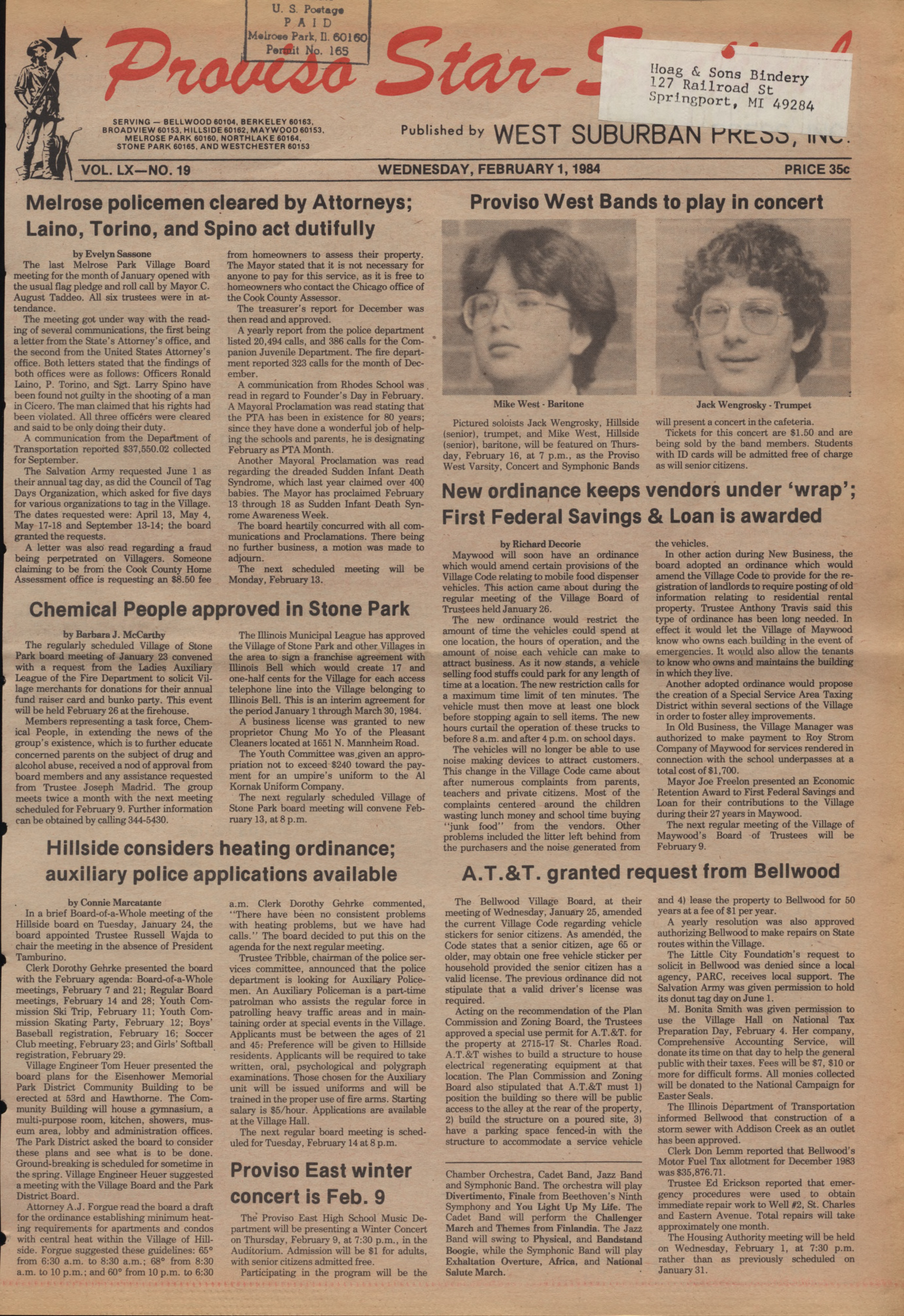 Proviso Star-Sentinel – 19840201