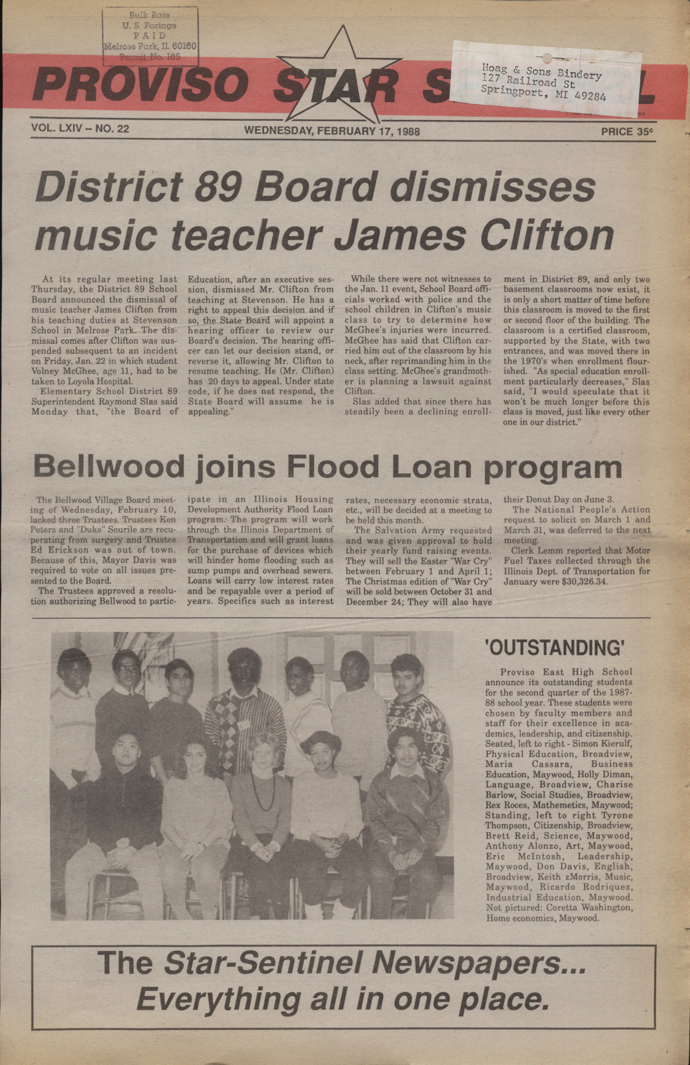 Proviso Star-Sentinel – 19880217
