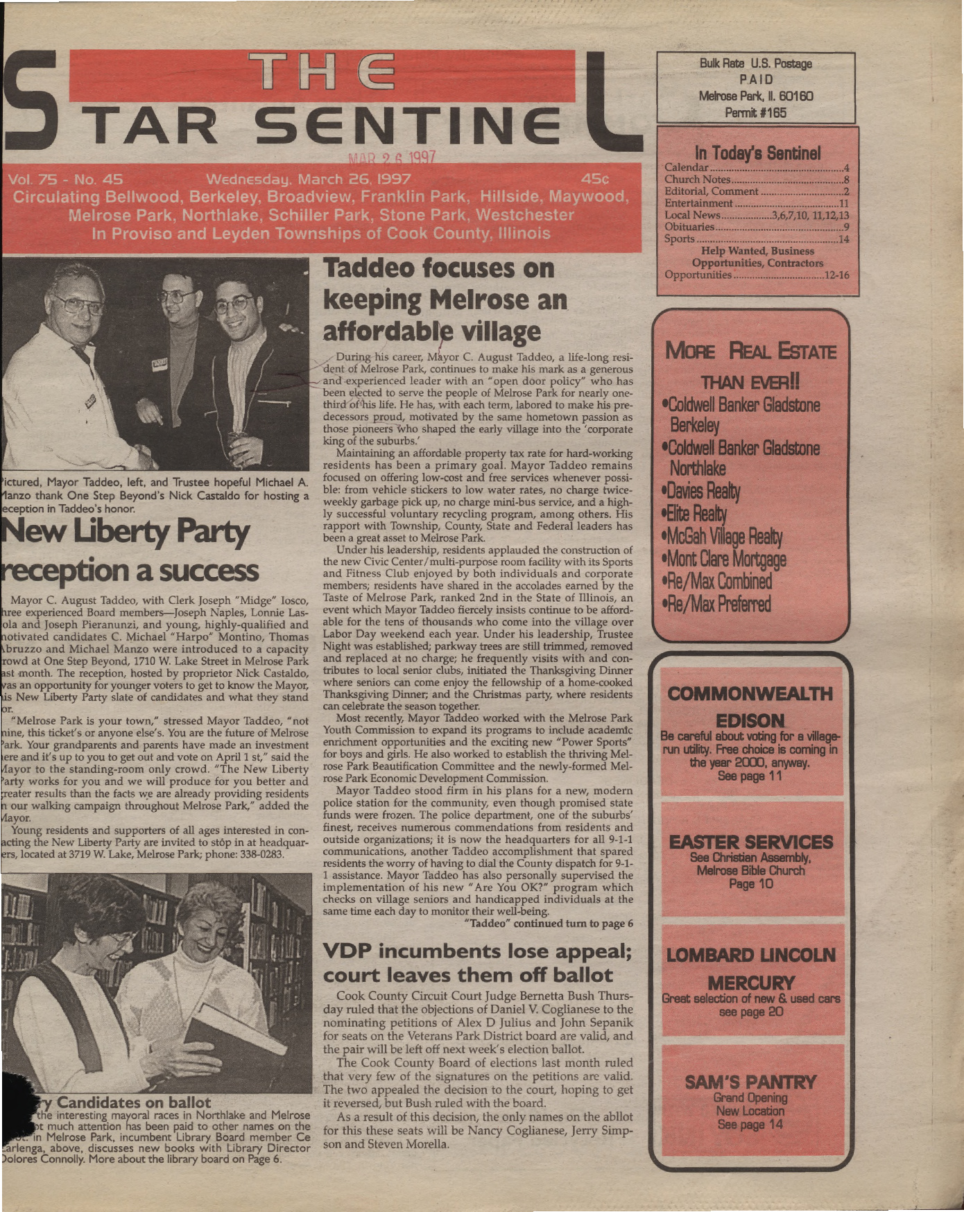 Proviso Star-Sentinel – 19970326