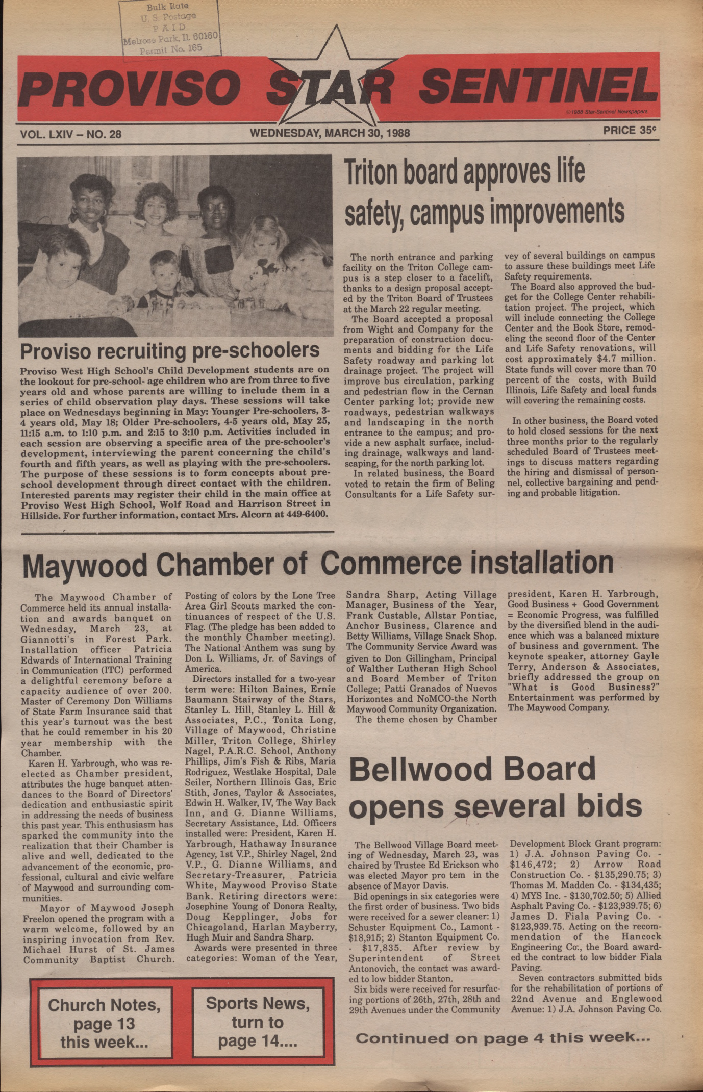 Proviso Star-Sentinel – 19880330