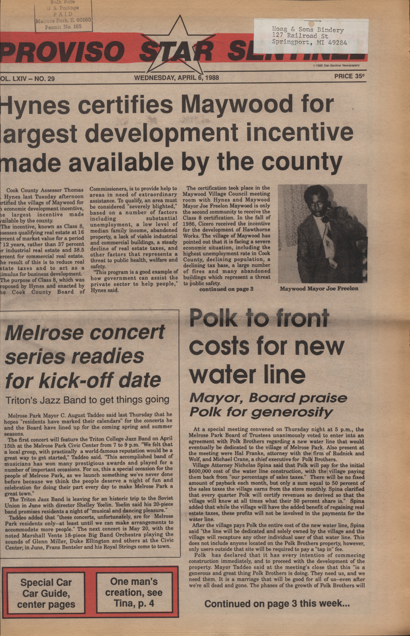 Proviso Star-Sentinel – 19880406