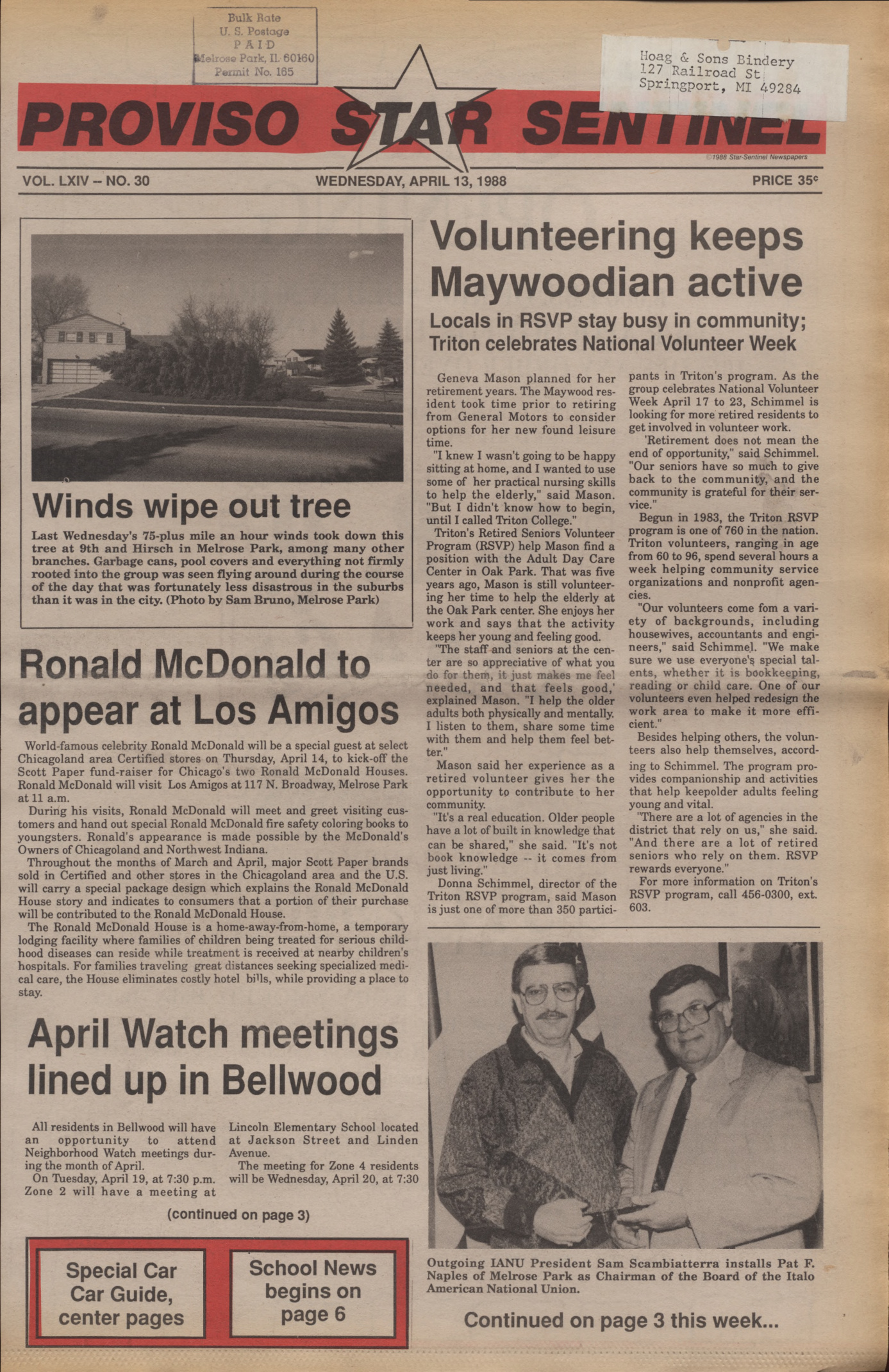 Proviso Star-Sentinel – 19880413