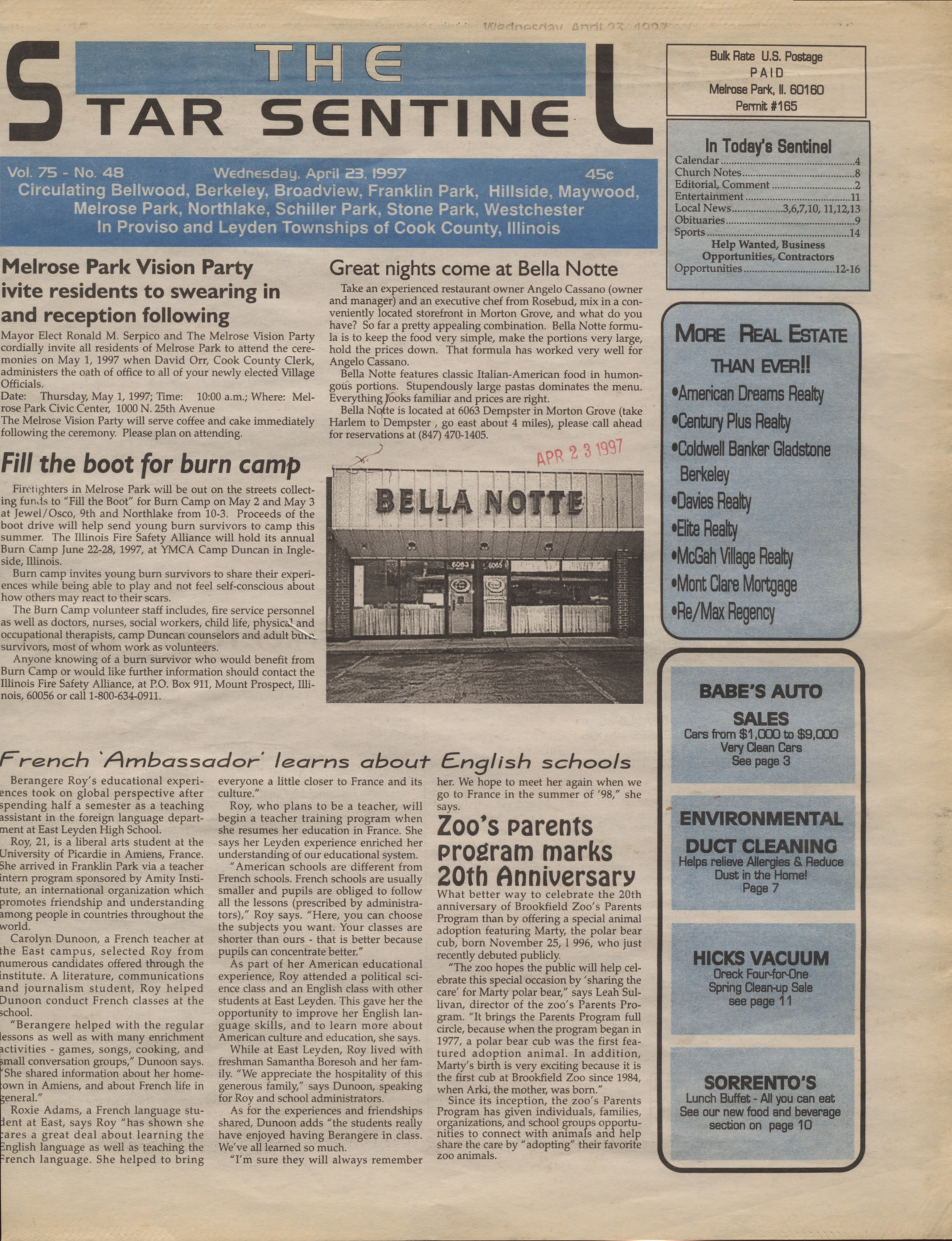 Proviso Star-Sentinel – 19970423