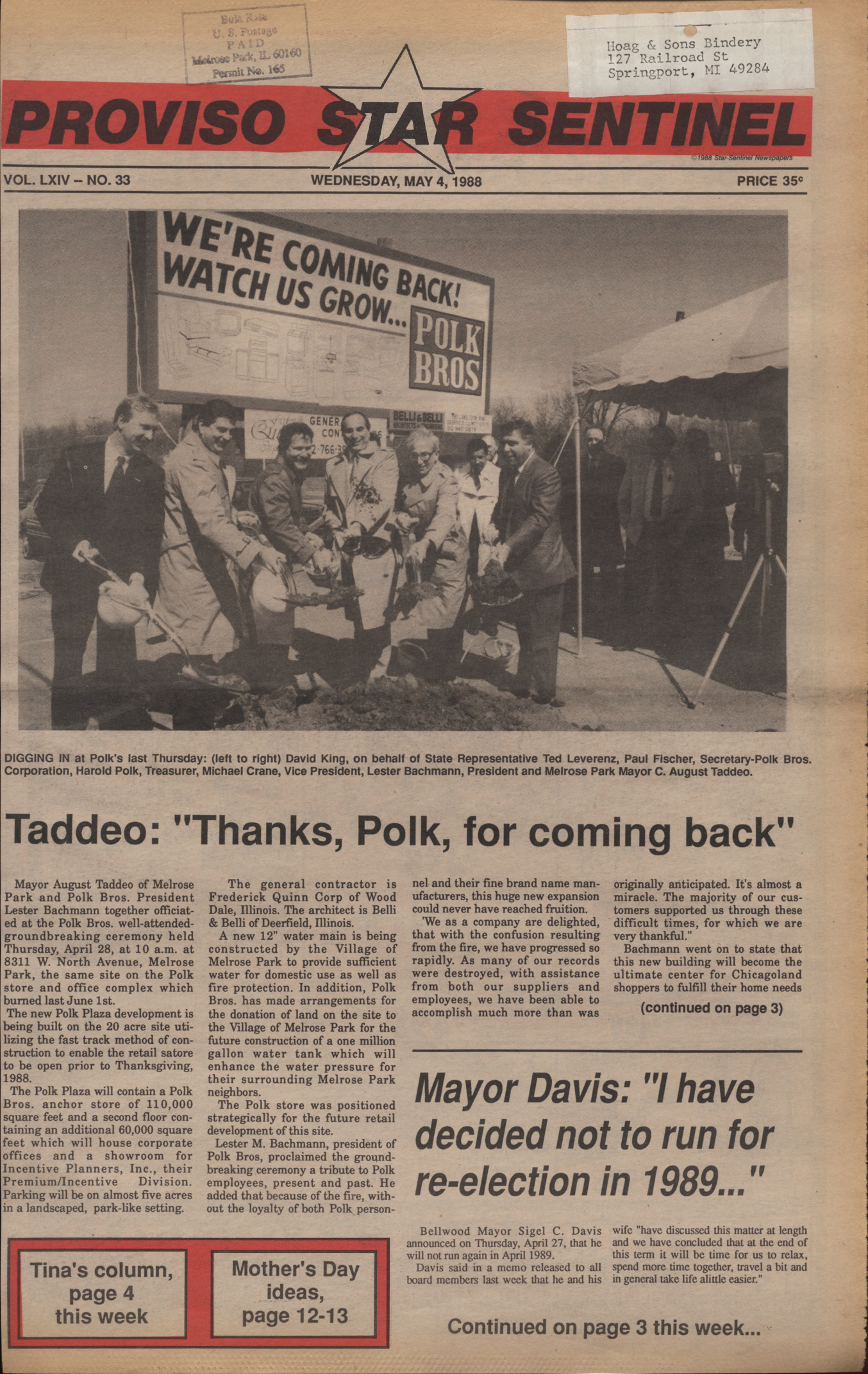 Proviso Star-Sentinel – 19880504