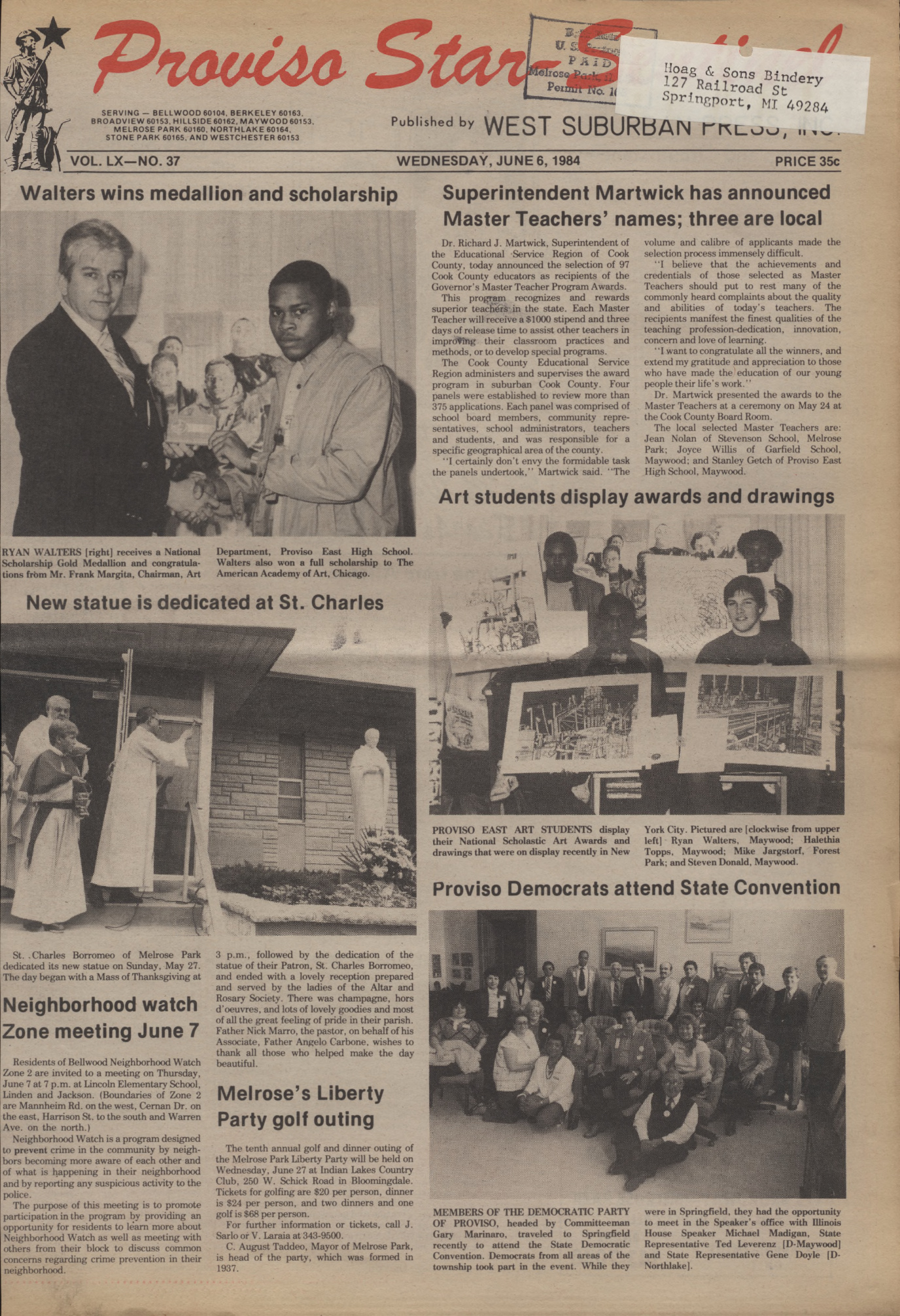 Proviso Star-Sentinel – 19840606