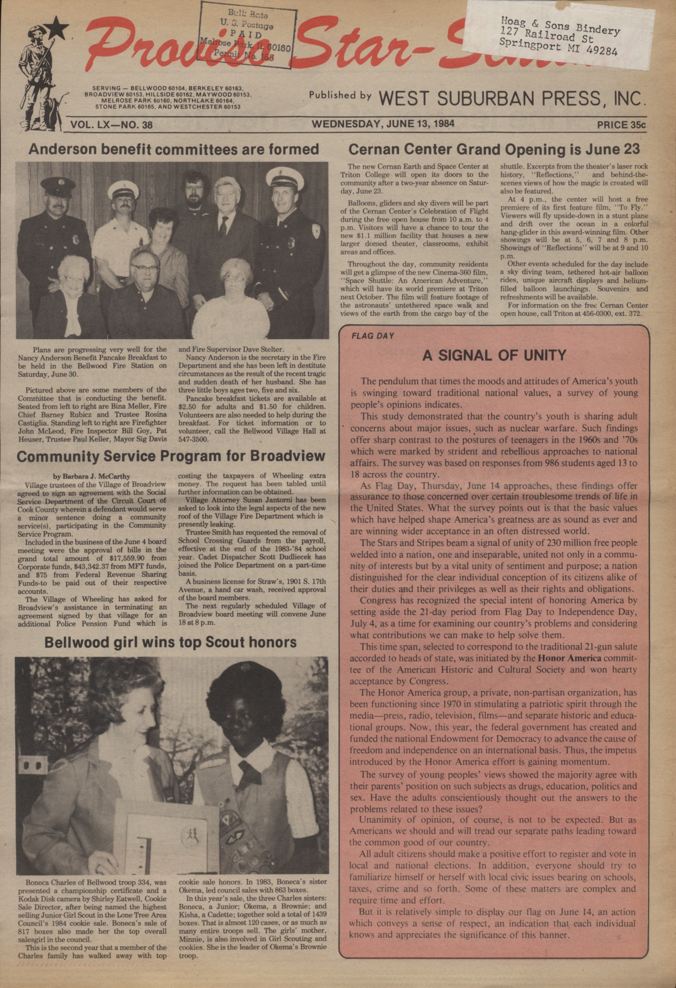 Proviso Star-Sentinel – 19840613