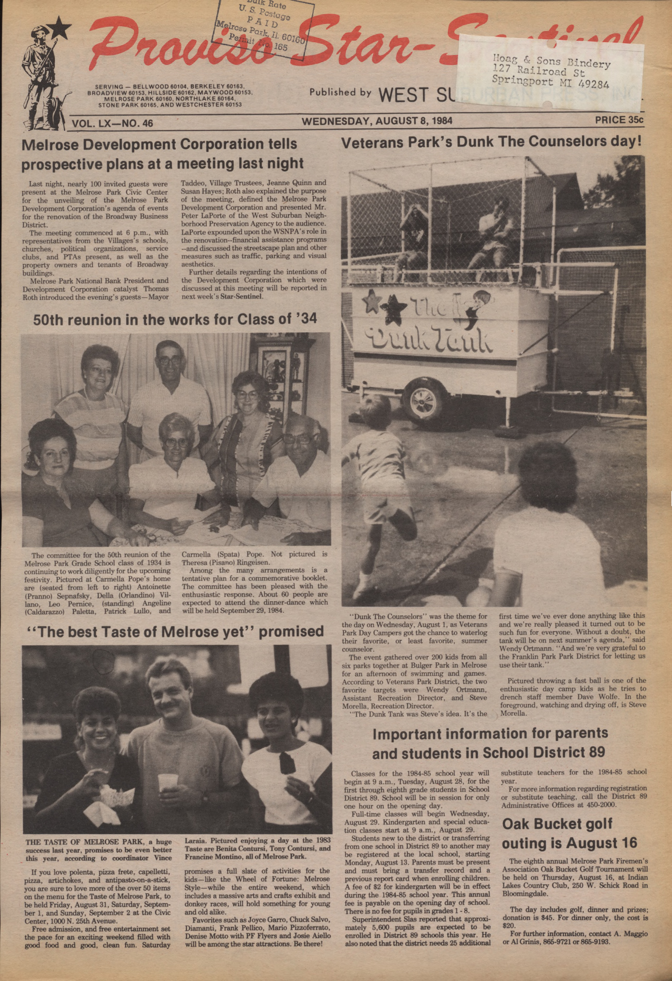 Proviso Star-Sentinel – 19840808