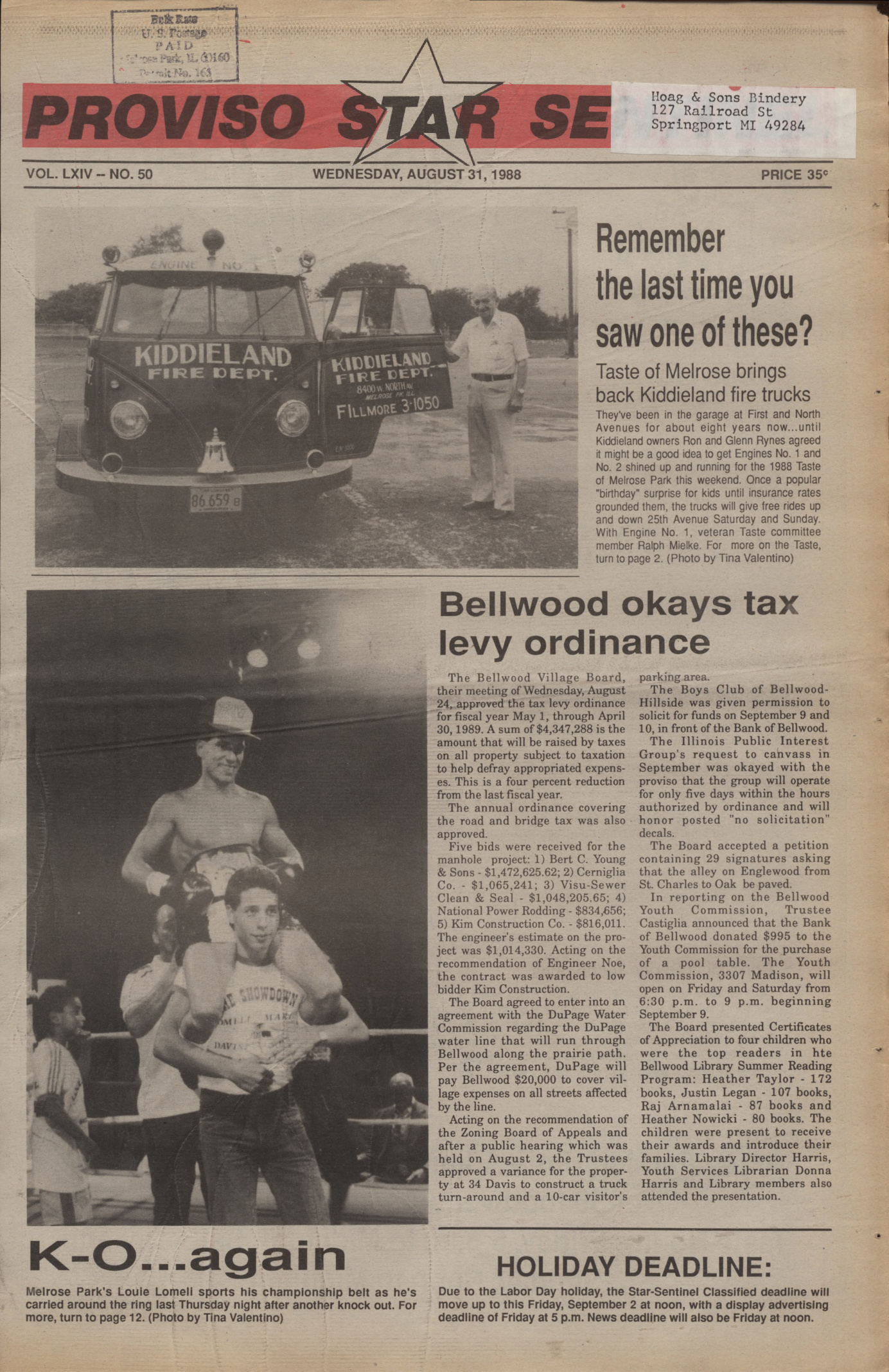 Proviso Star-Sentinel – 19880831