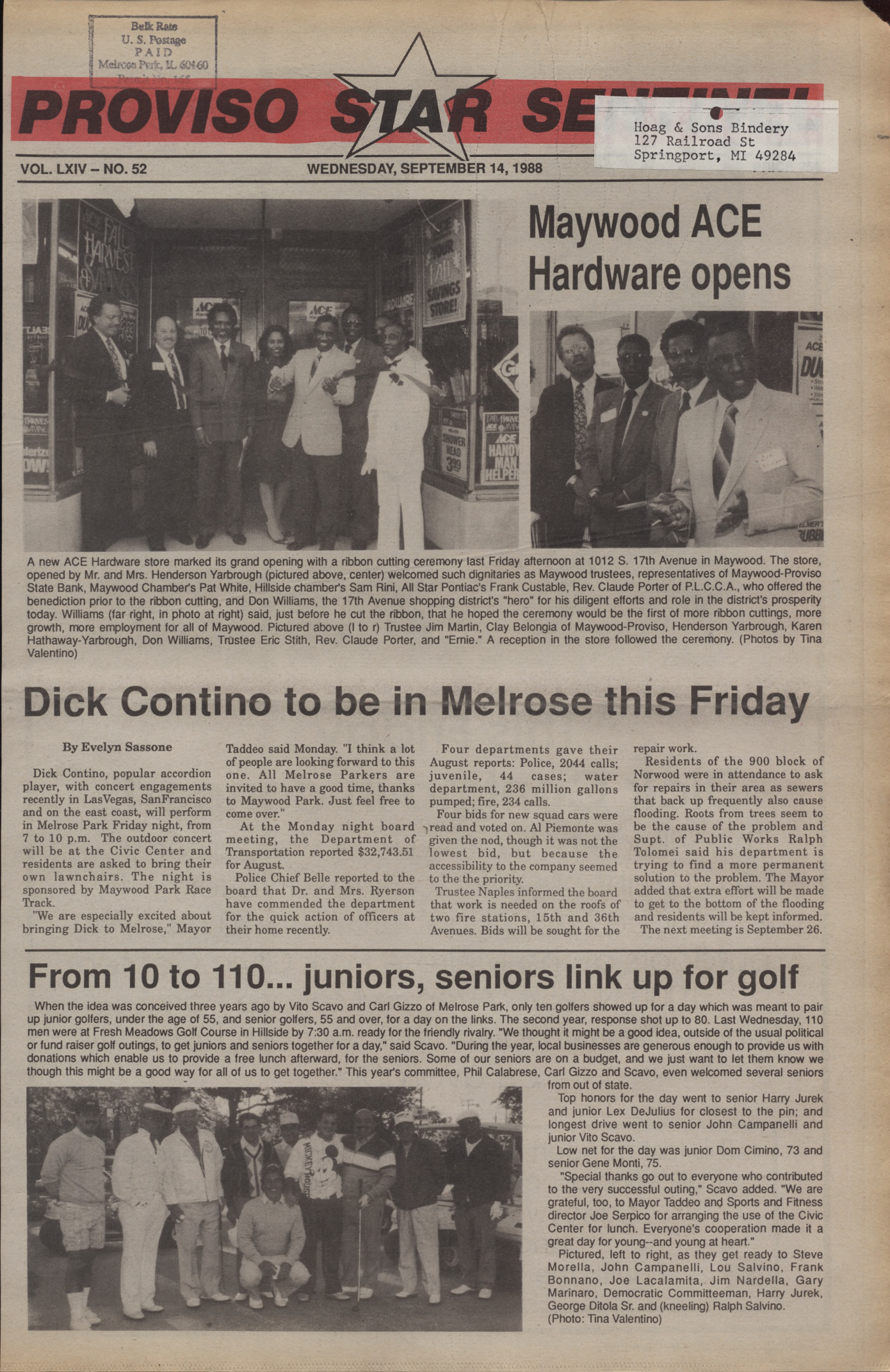 Proviso Star-Sentinel – 19880914