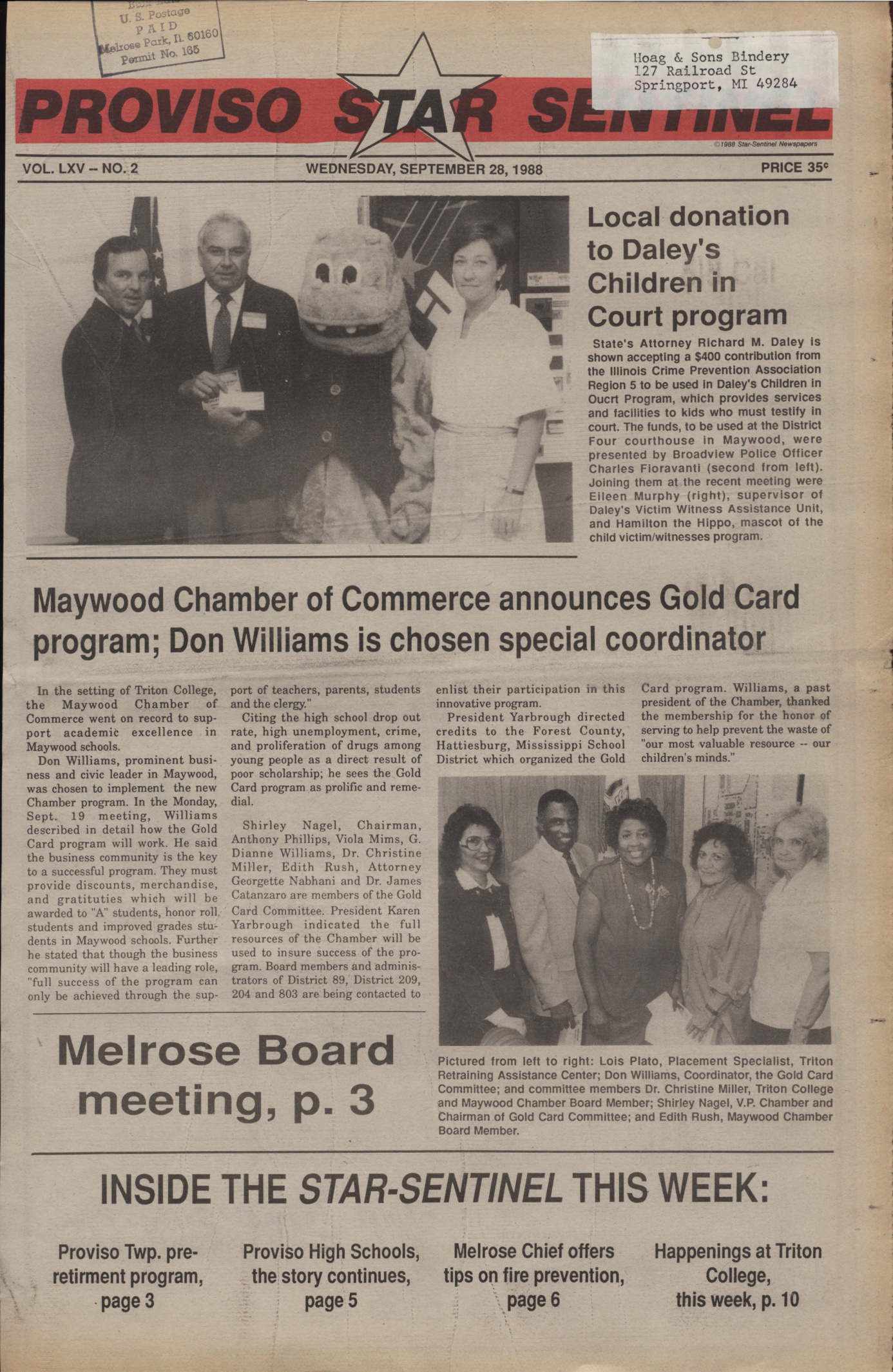 Proviso Star-Sentinel – 19880928