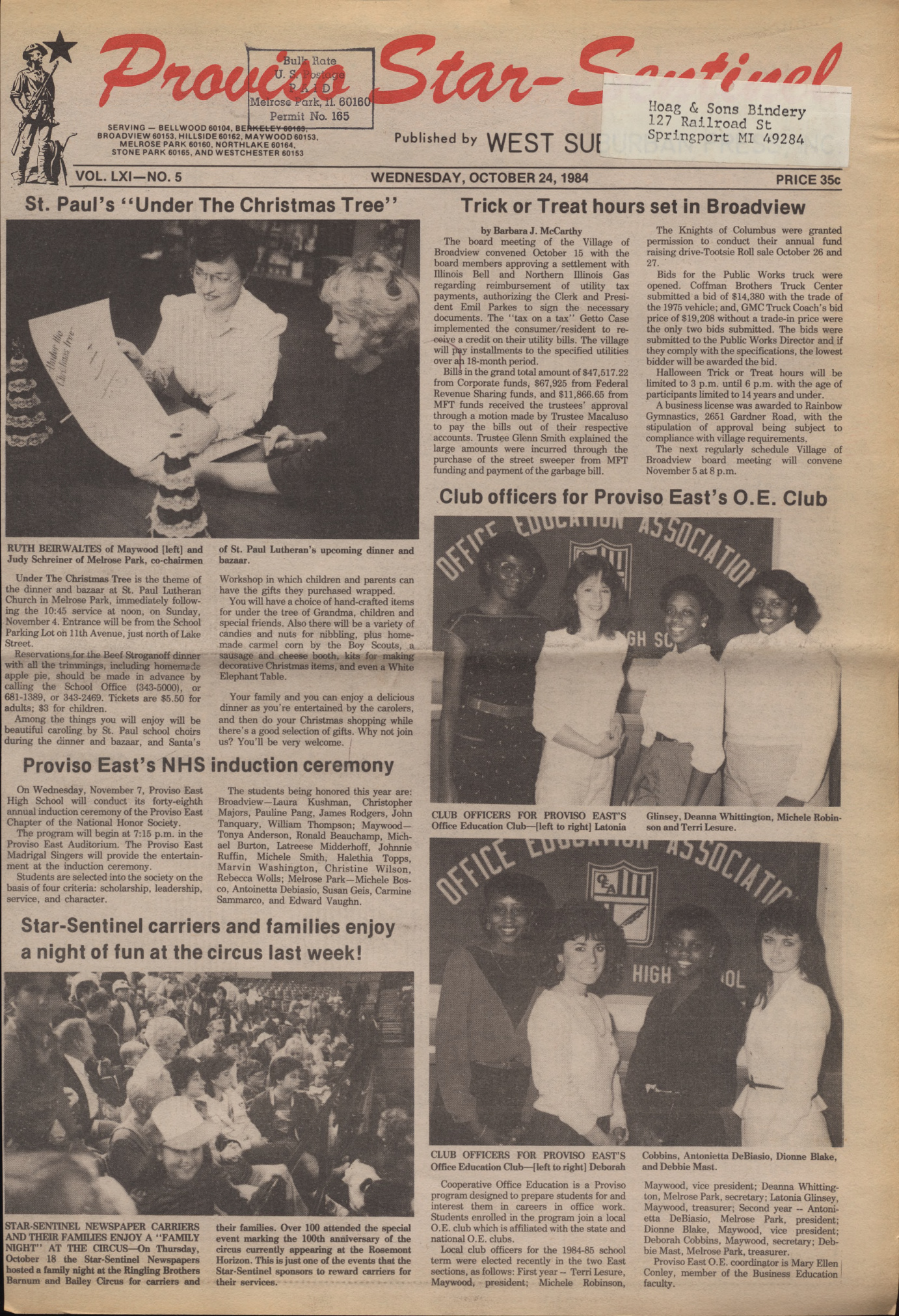 Proviso Star-Sentinel – 19841024