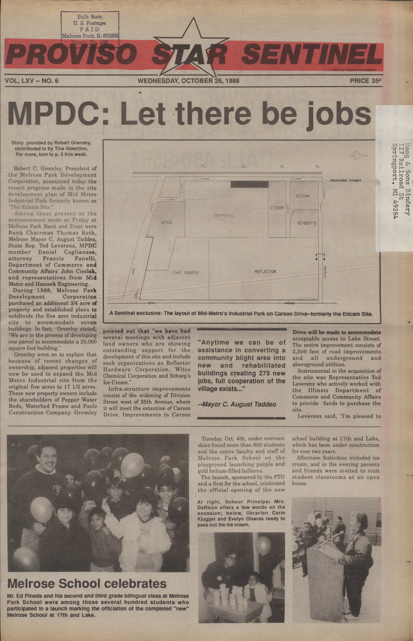 Proviso Star-Sentinel – 19881026