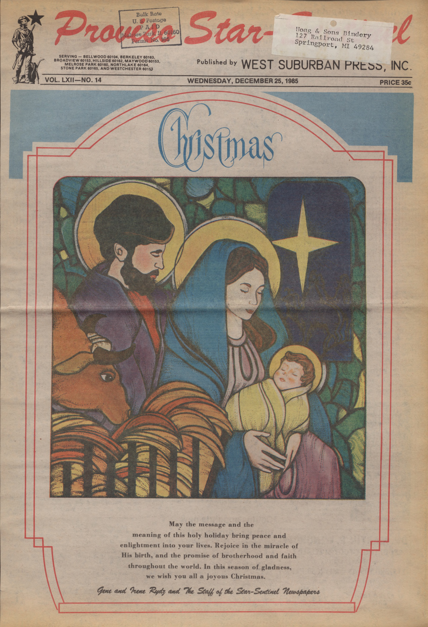 Proviso Star-Sentinel – 19851225