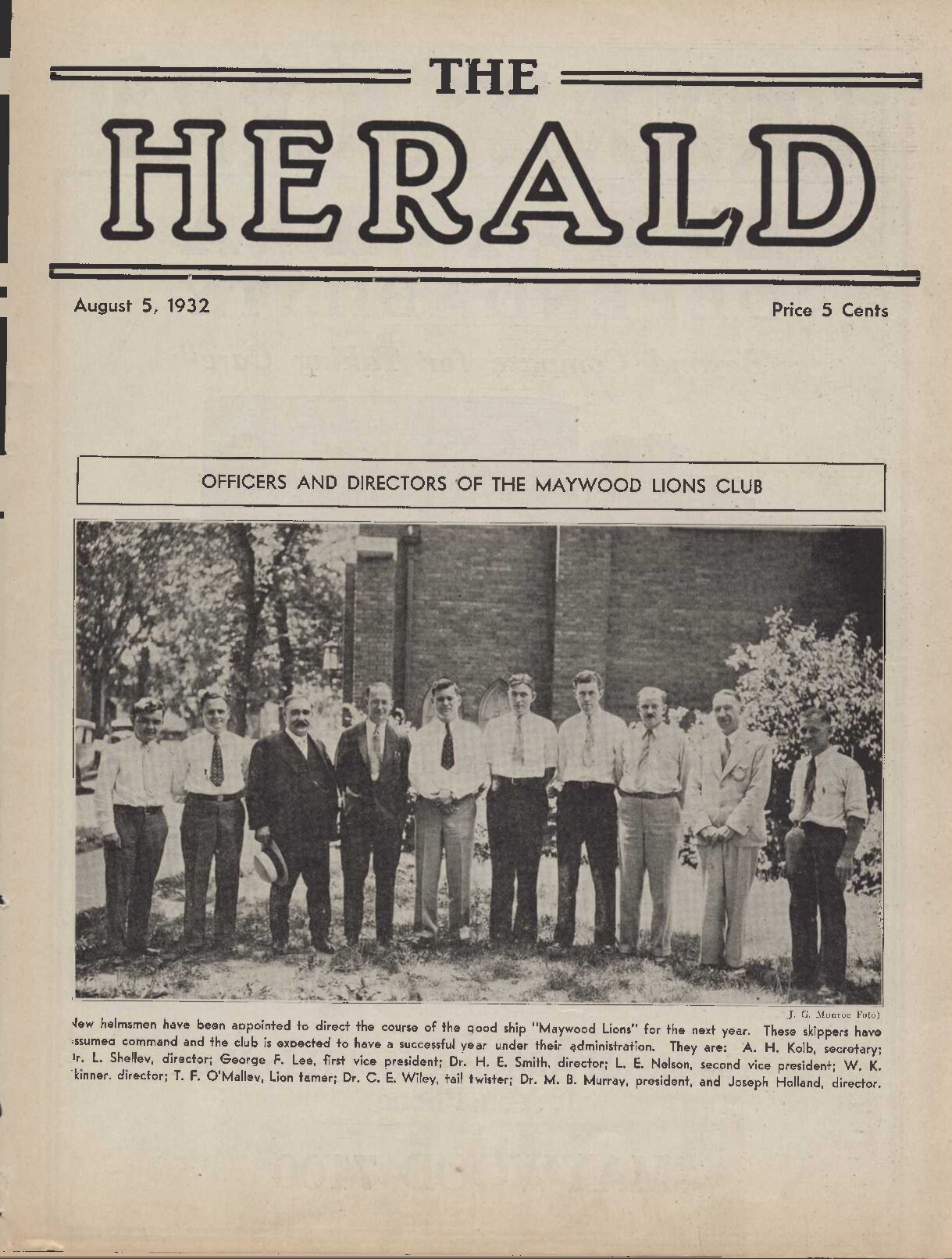The Herald – 19320805