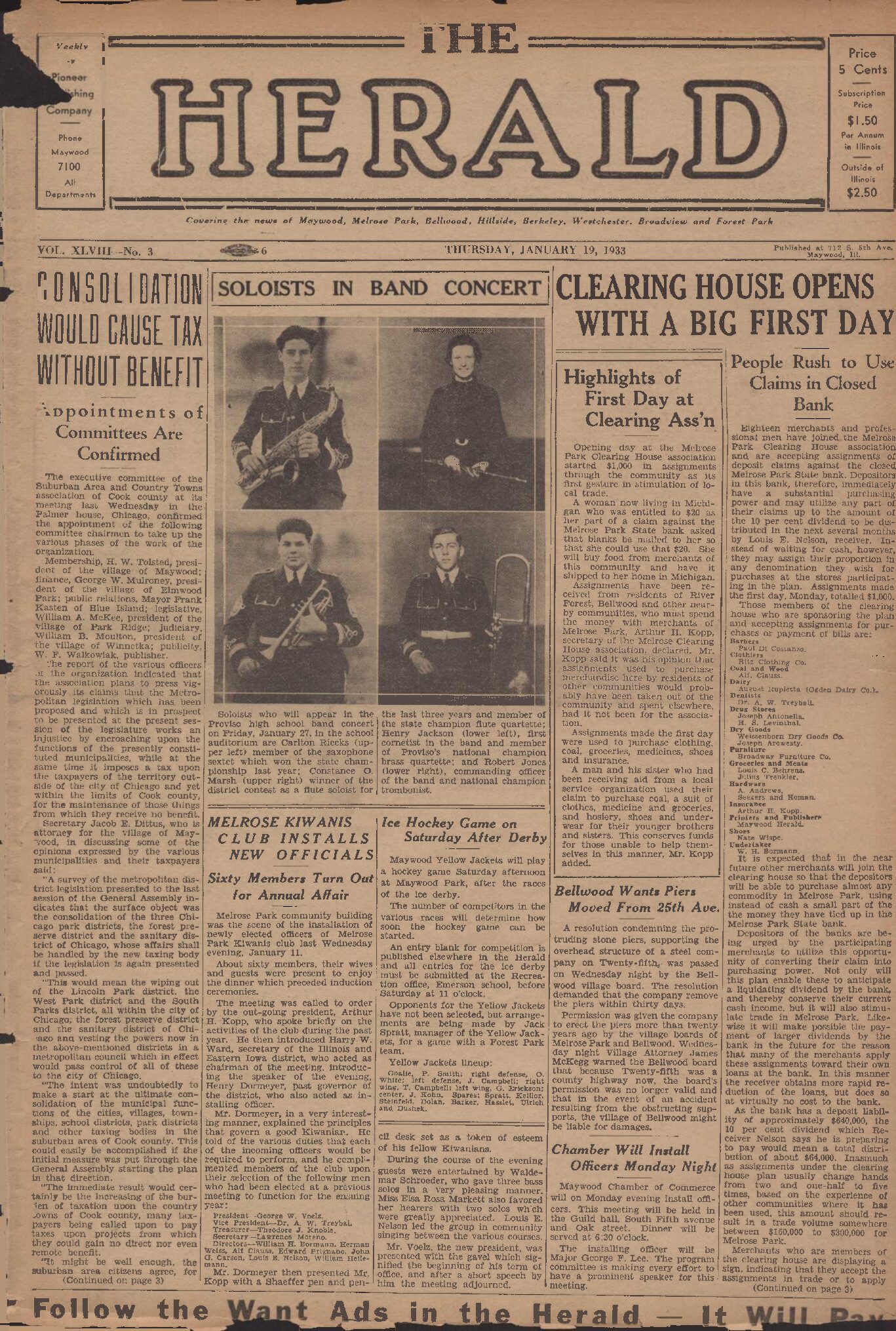 The Herald – 19330119