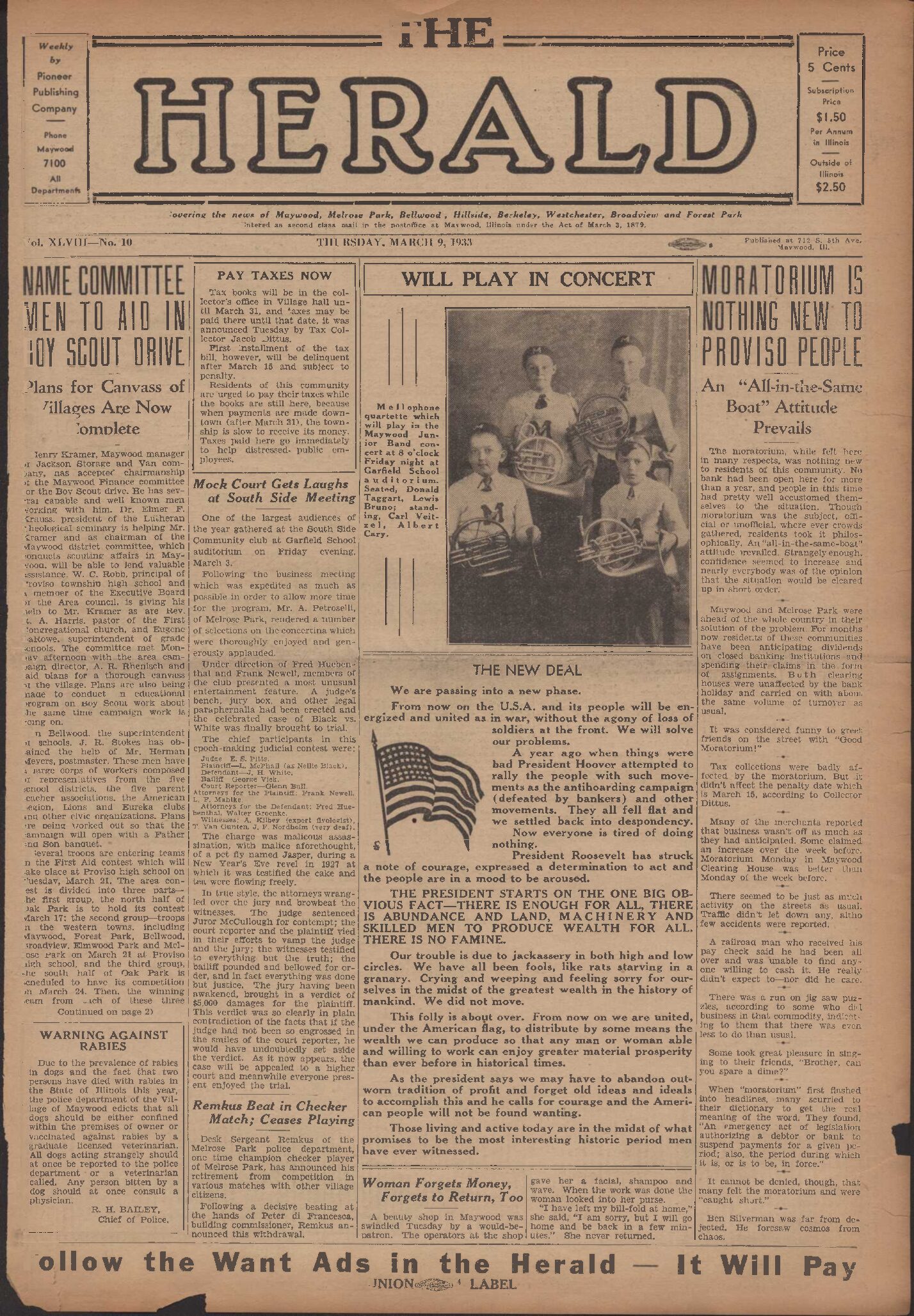 The Herald – 19330309