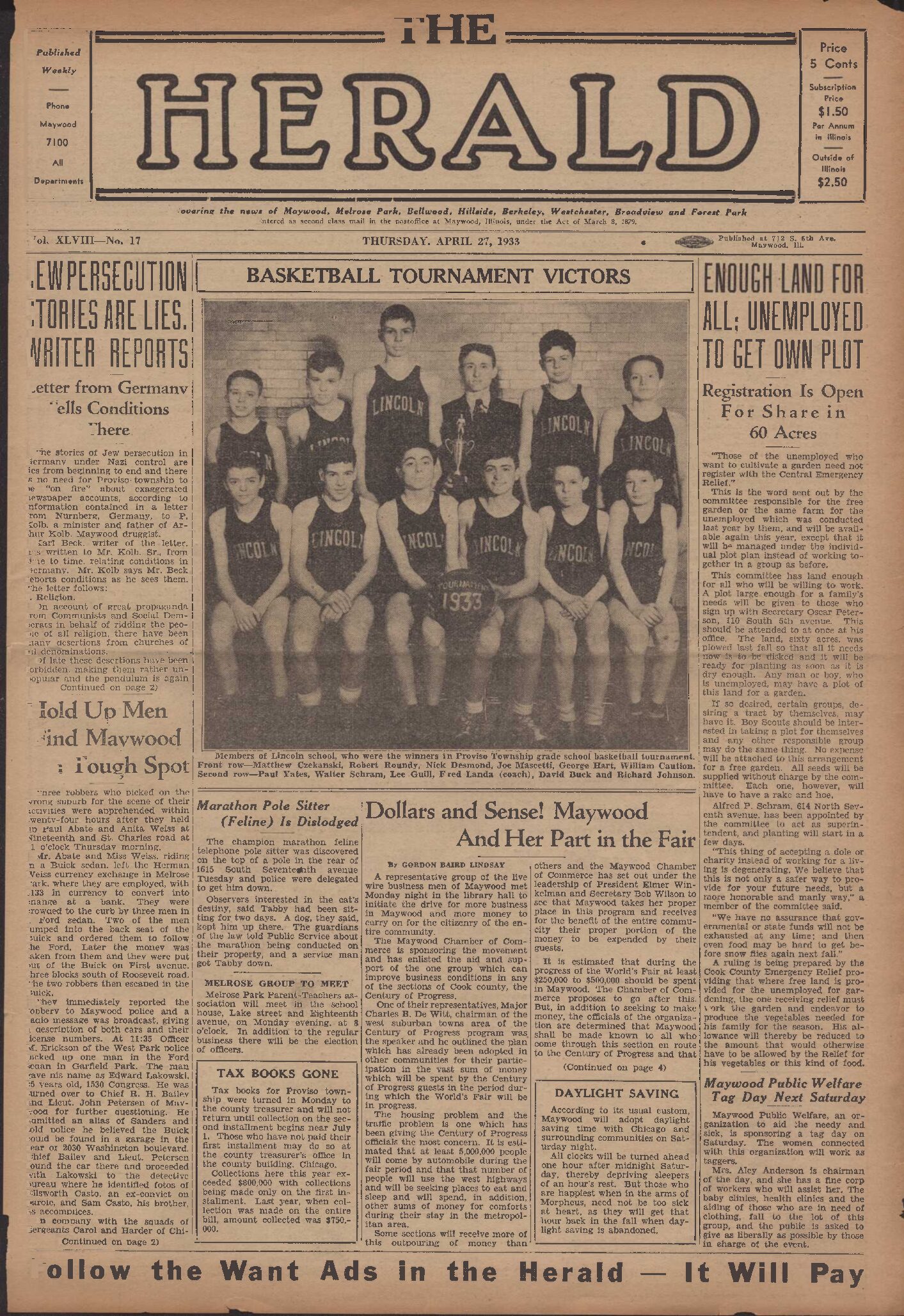 The Herald – 19330427