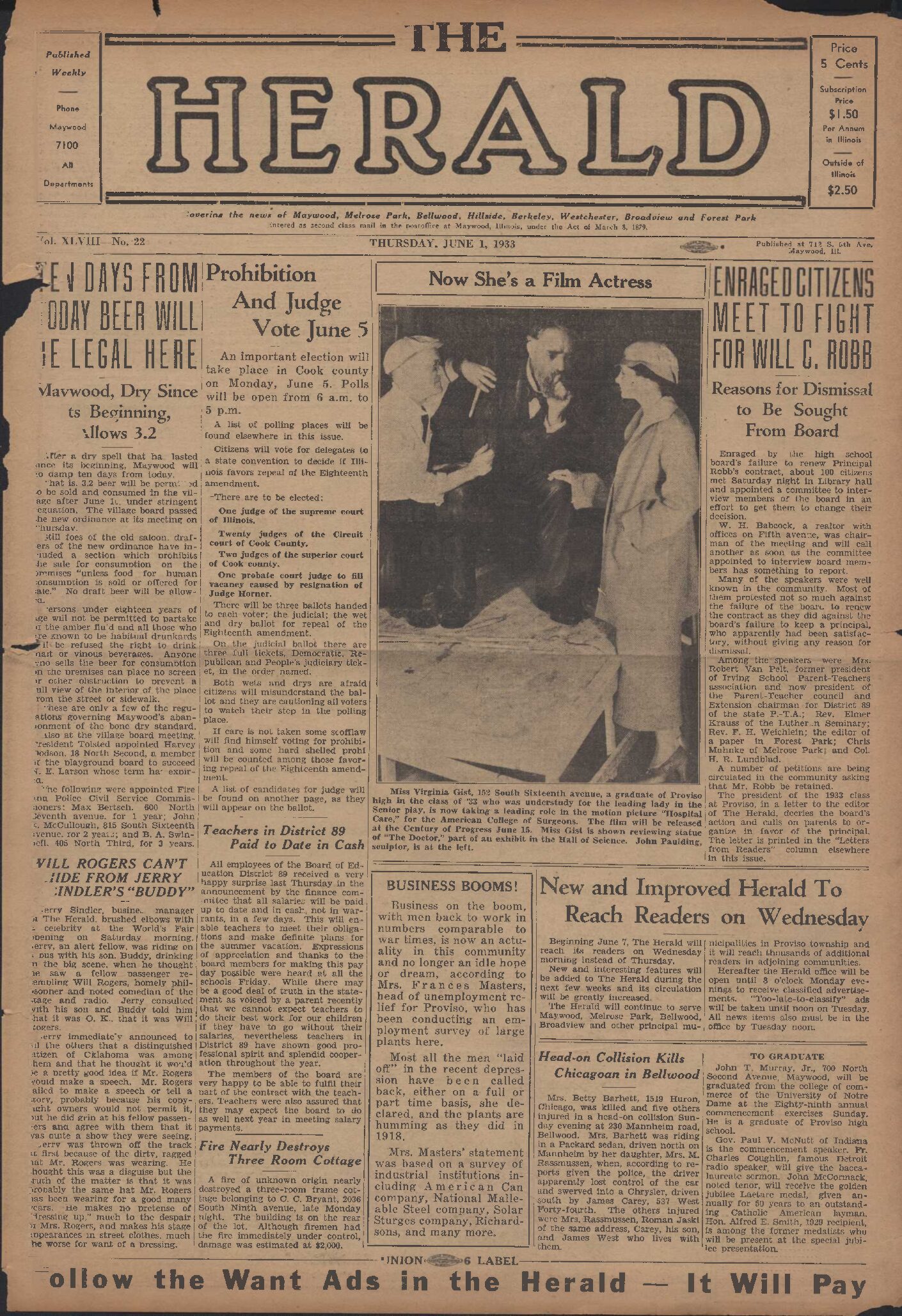 The Herald – 19330601