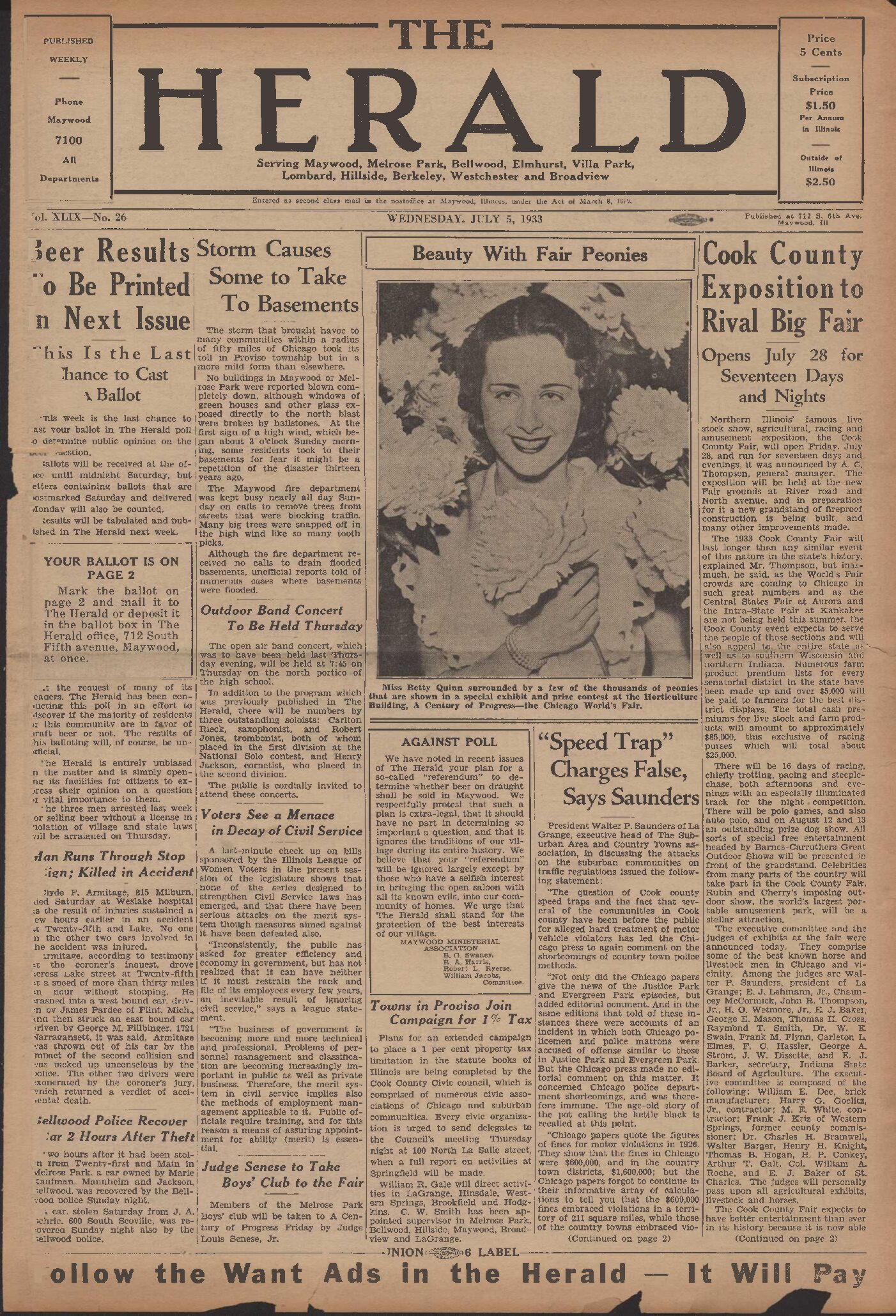 The Herald – 19330705