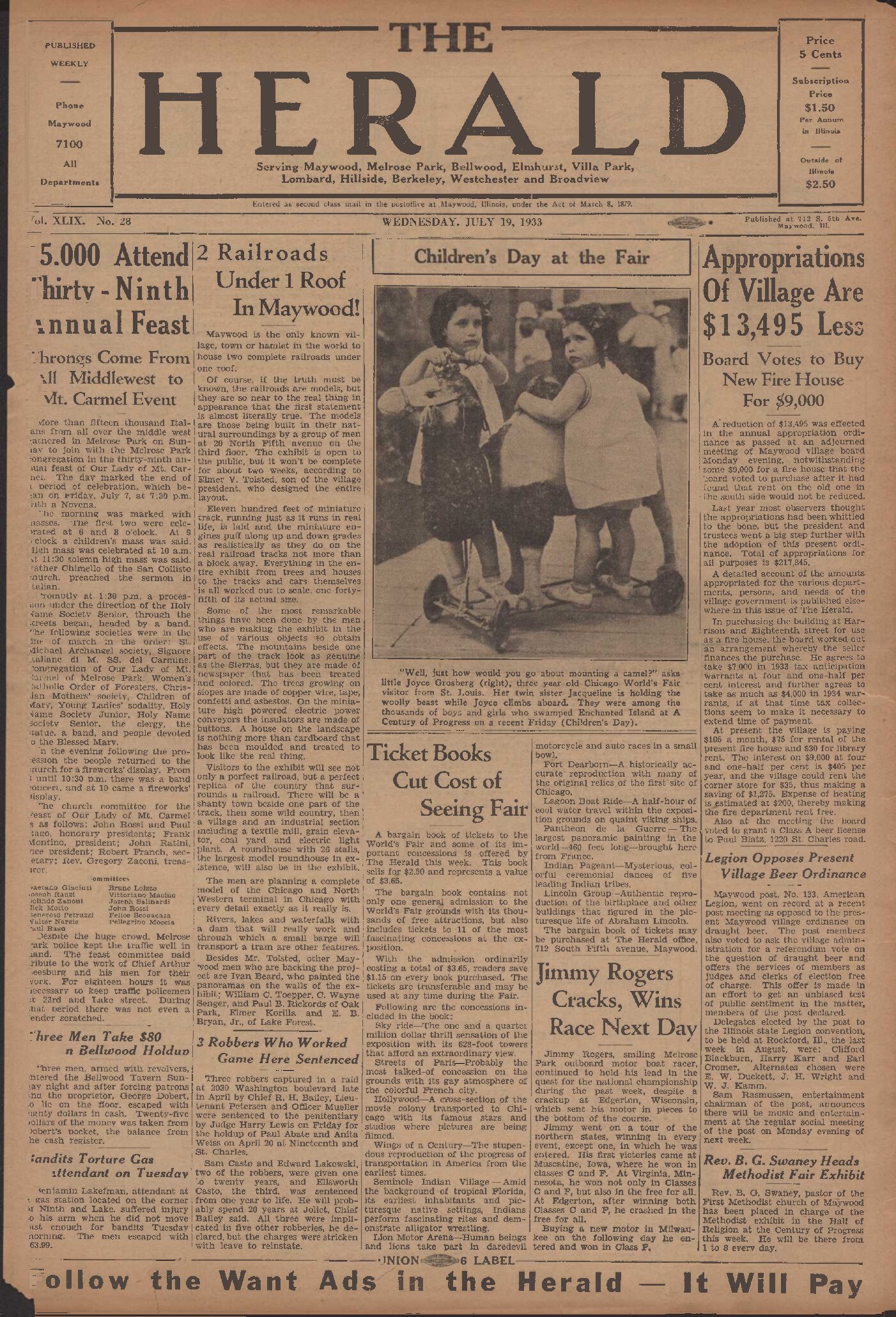The Herald – 19330719