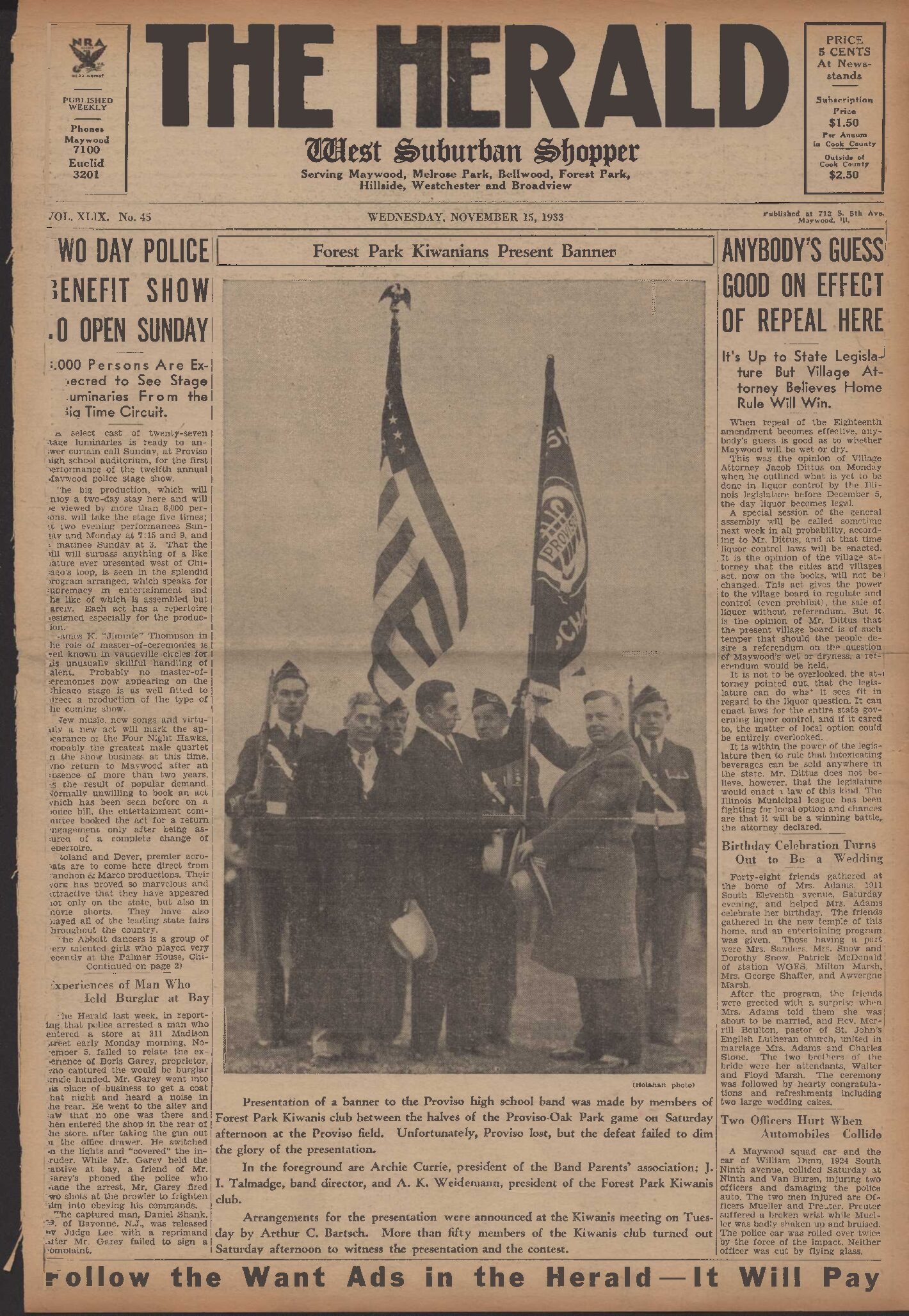 The Herald – 19331115