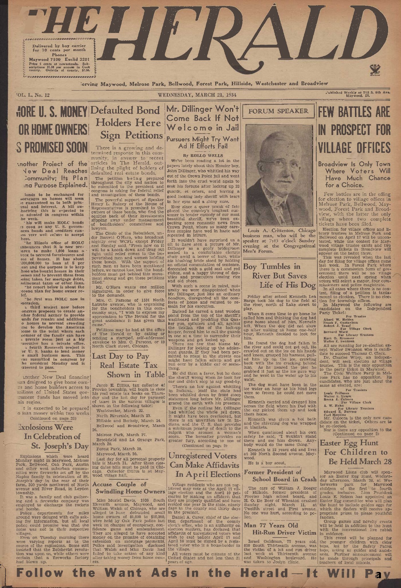 The Herald – 19340321