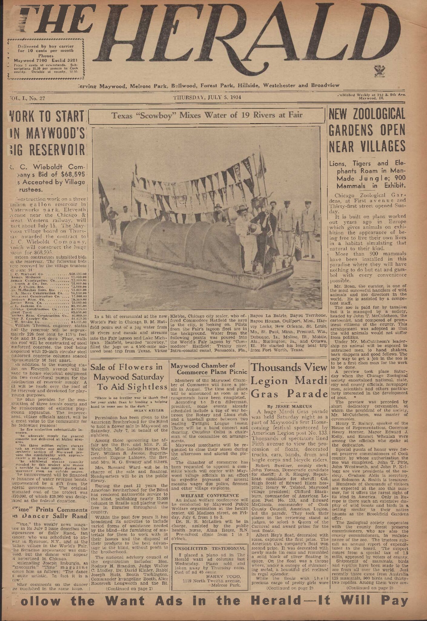 The Herald – 19340705