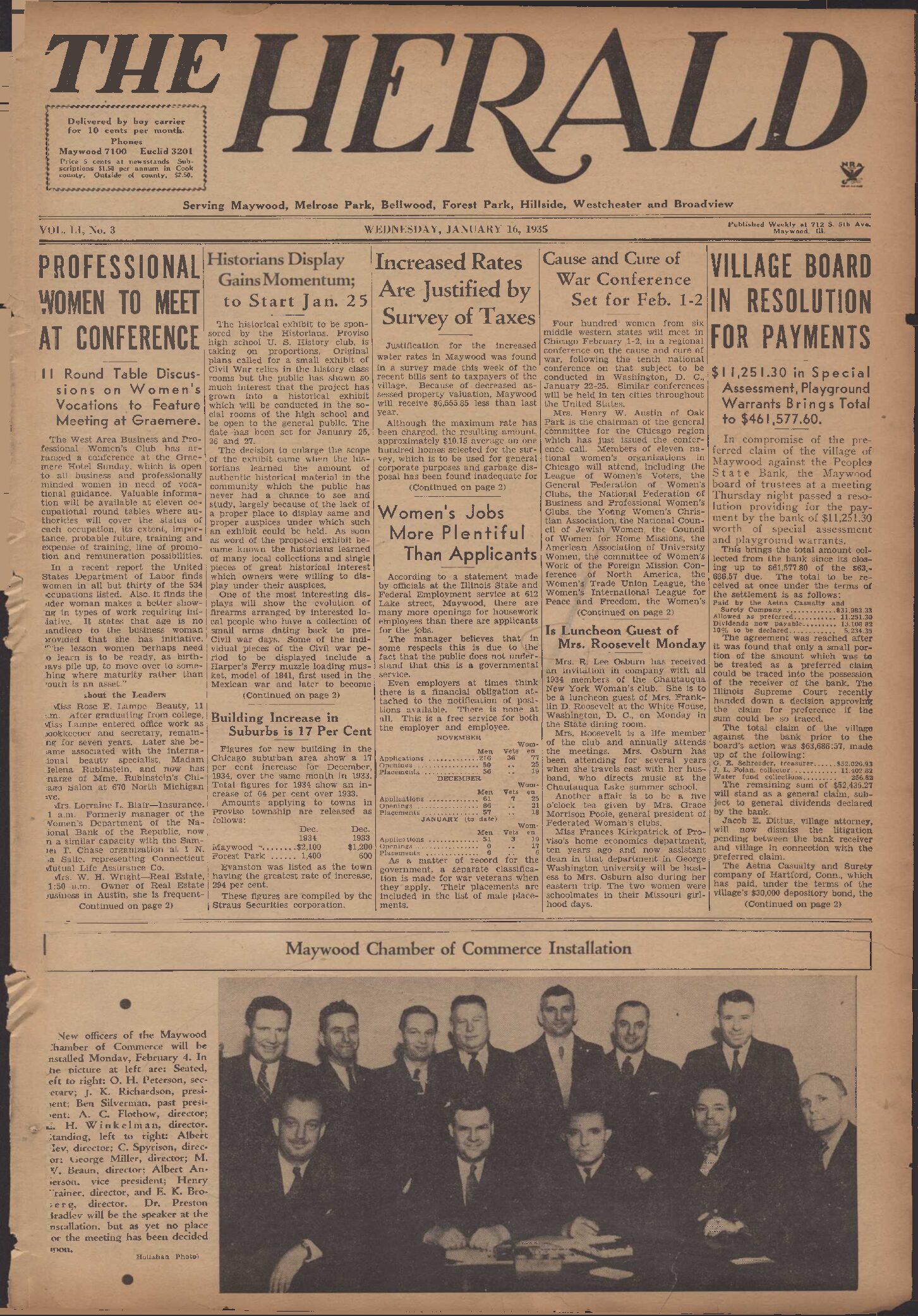 The Herald – 19350116