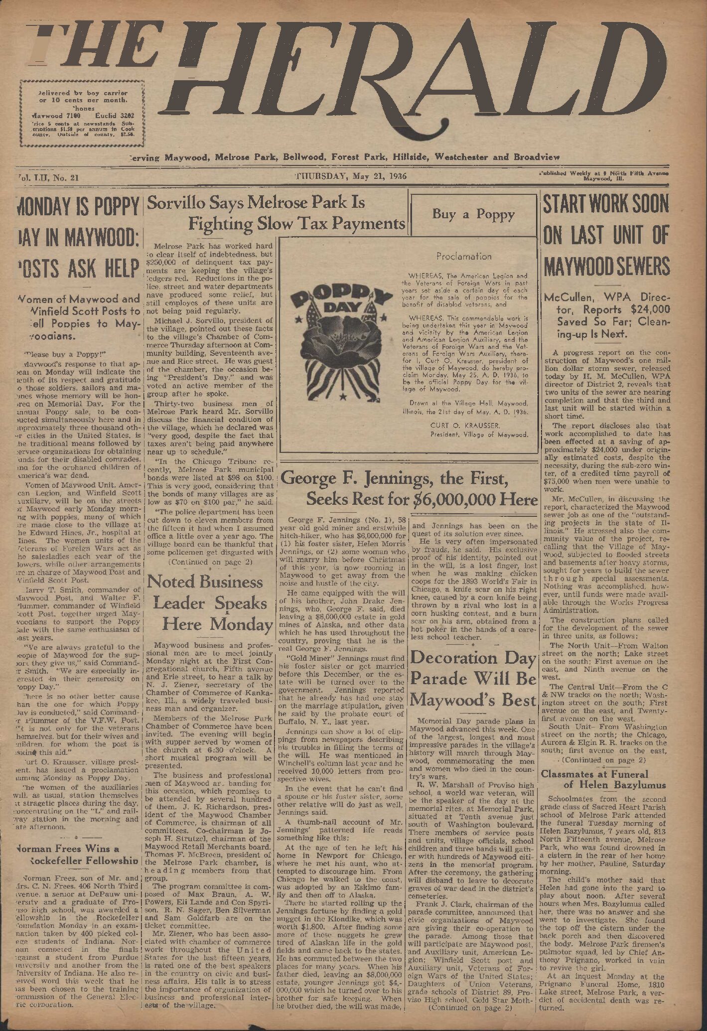 The Herald – 19360521