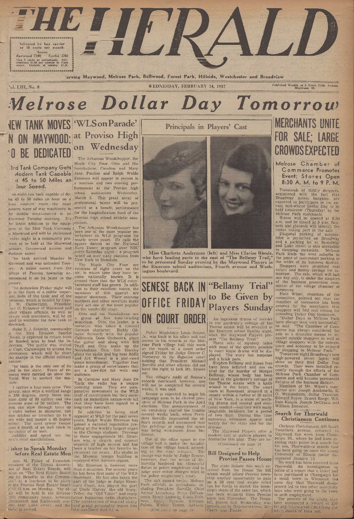 The Herald – 19370224
