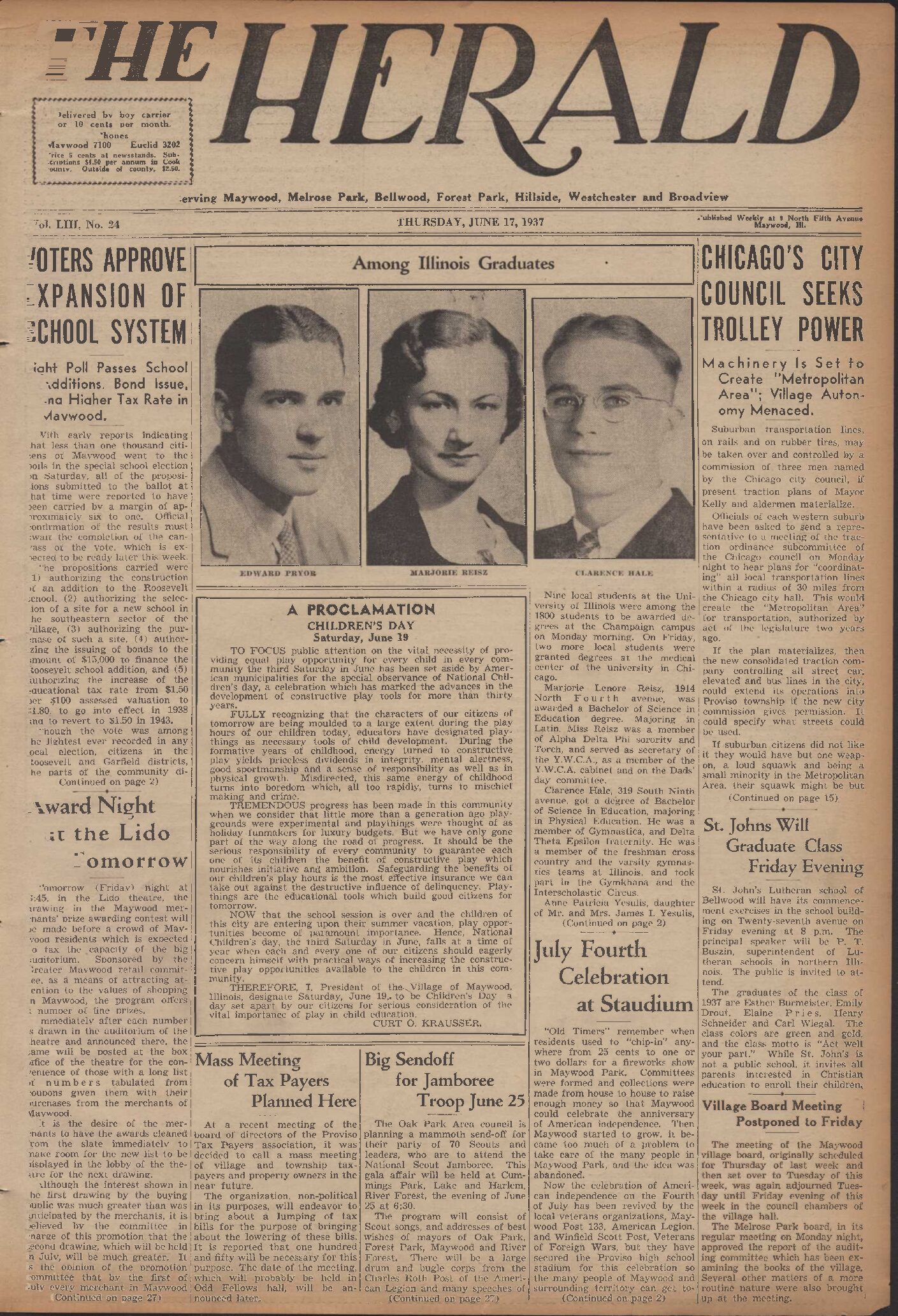 The Herald – 19370617